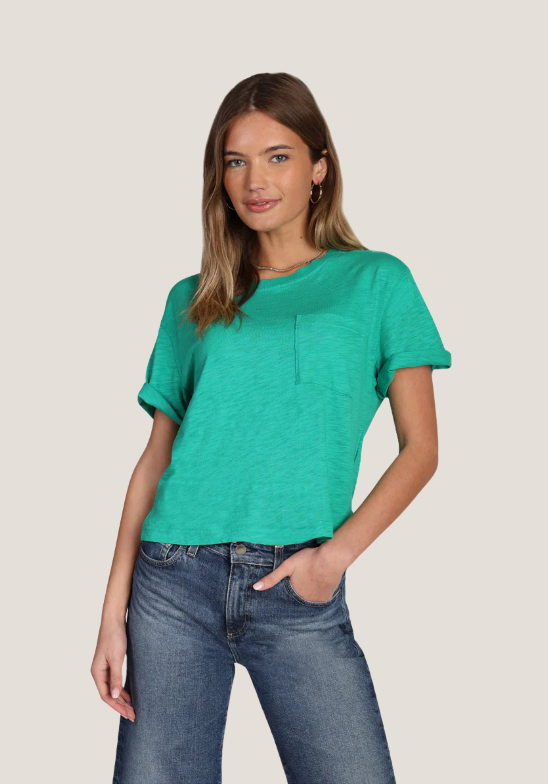 Crew Tee w/Pocket
