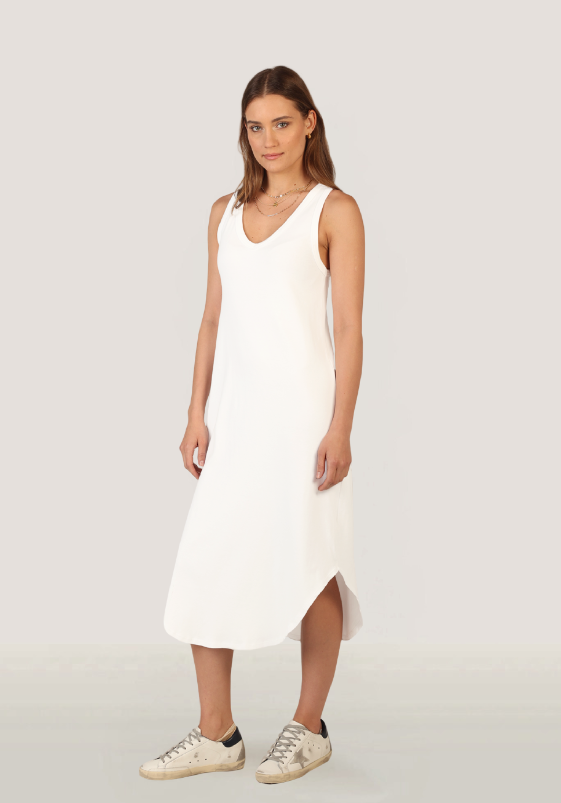 Deep V-Dress