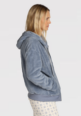 Plush Double Zip Bomber