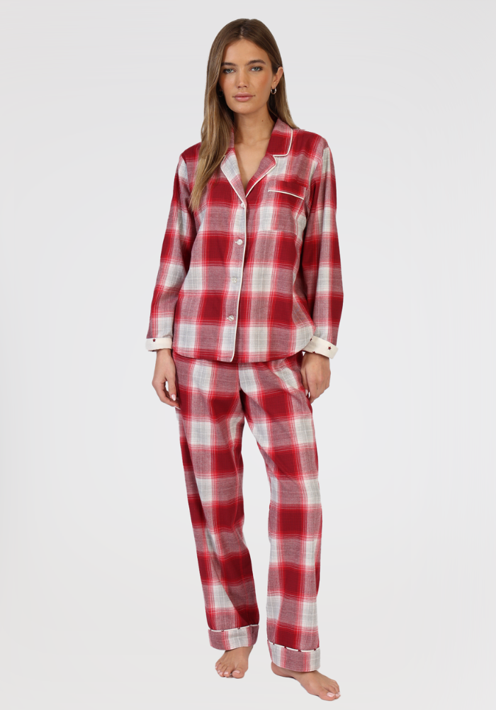 Plaid PJ Set