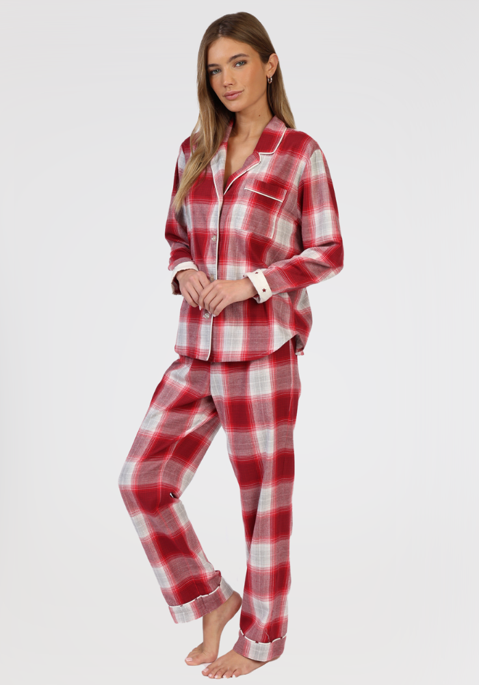 Plaid PJ Set