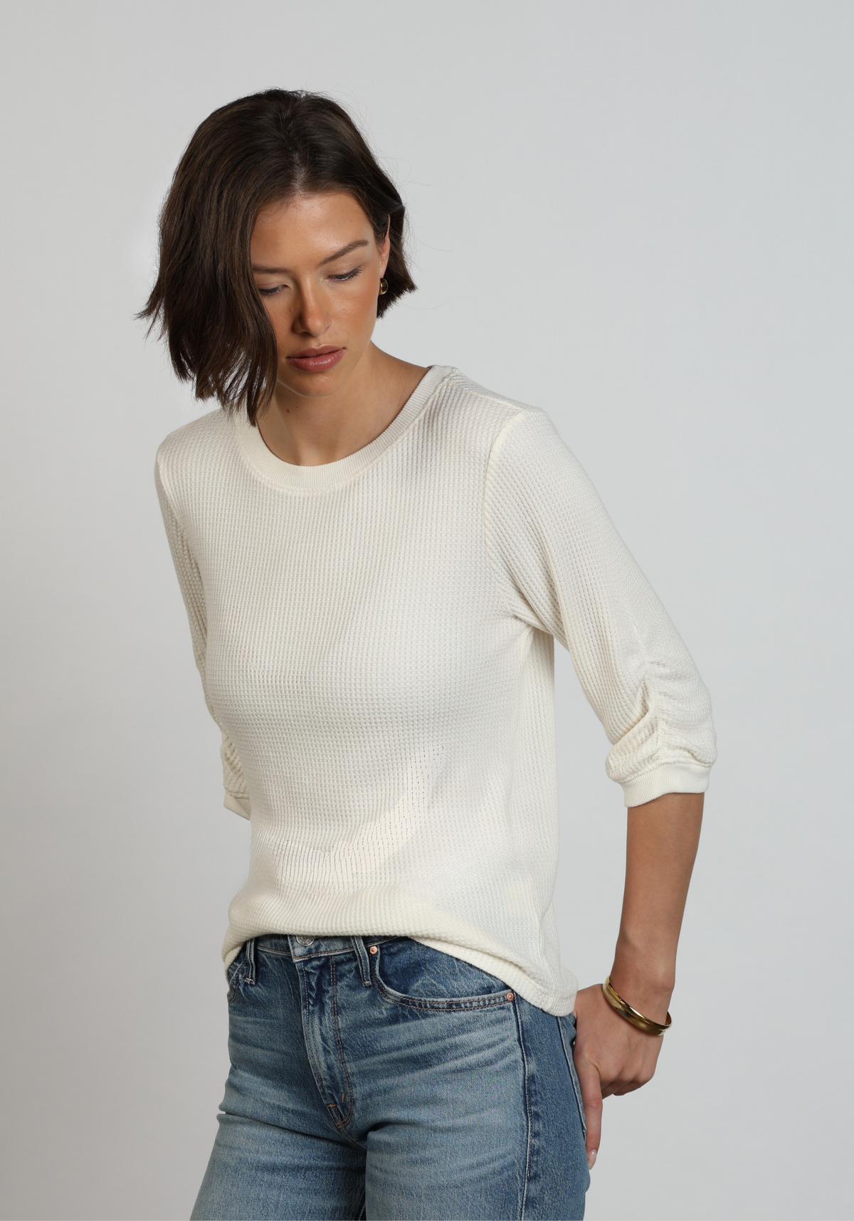 Elbow Sleeve Crew