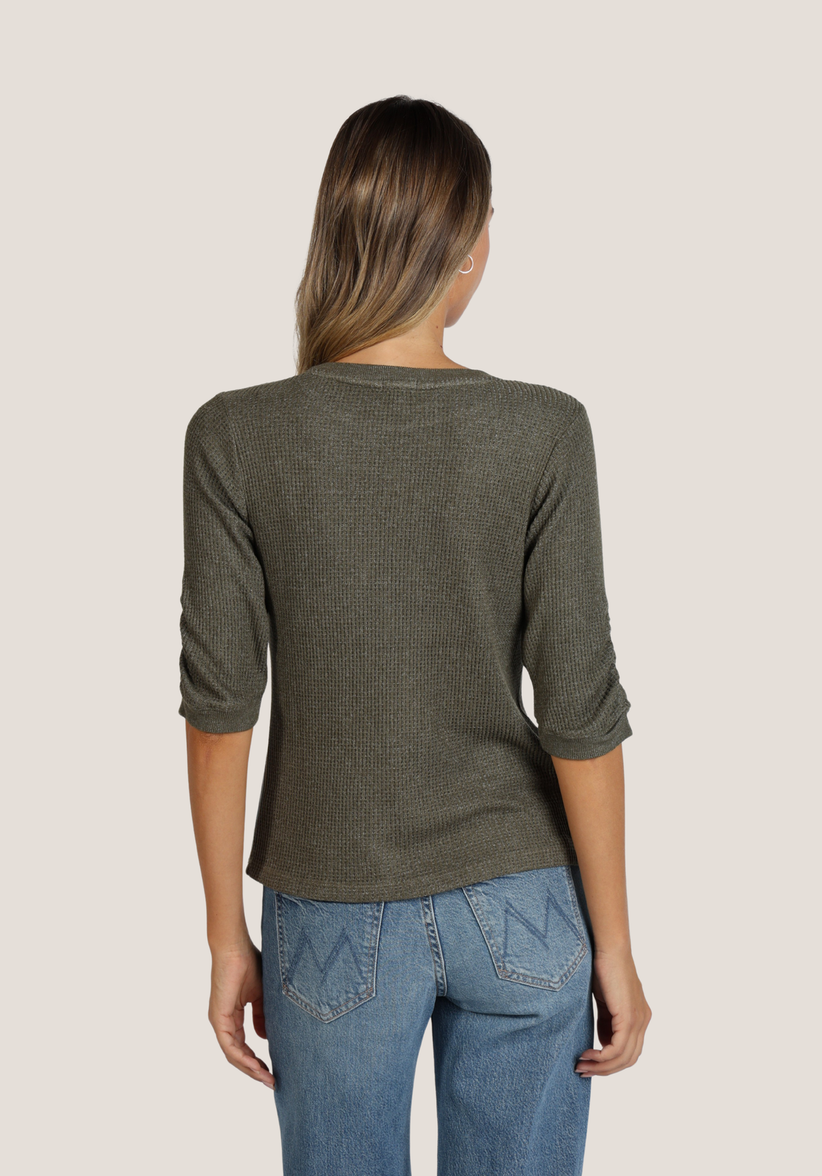 Elbow Sleeve Crew