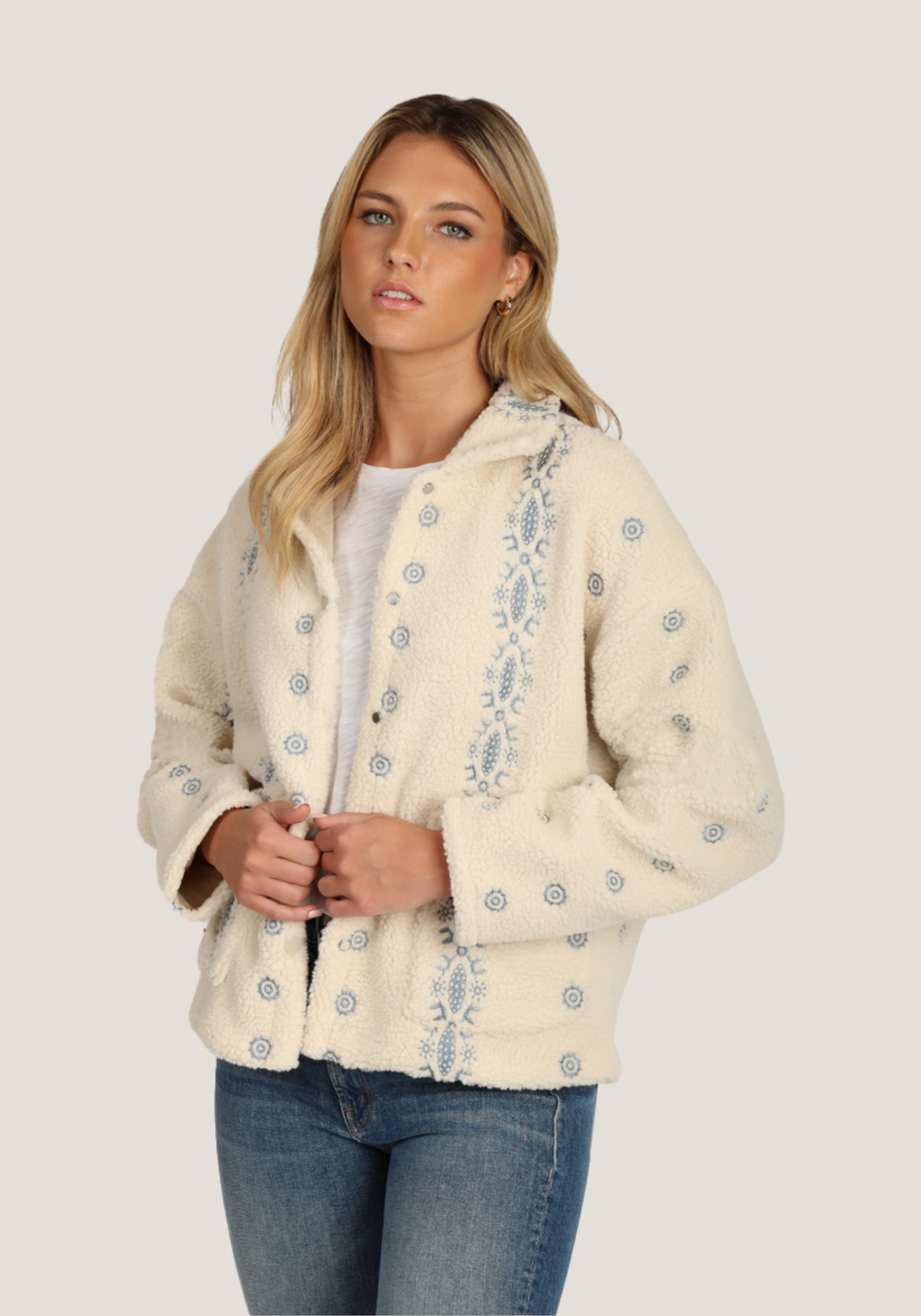 Embroidered Claire Jacket