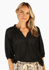 Eyelet Lauren Blouse