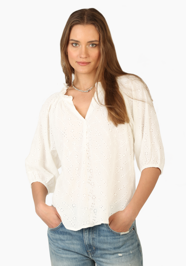 Eyelet Lauren Blouse