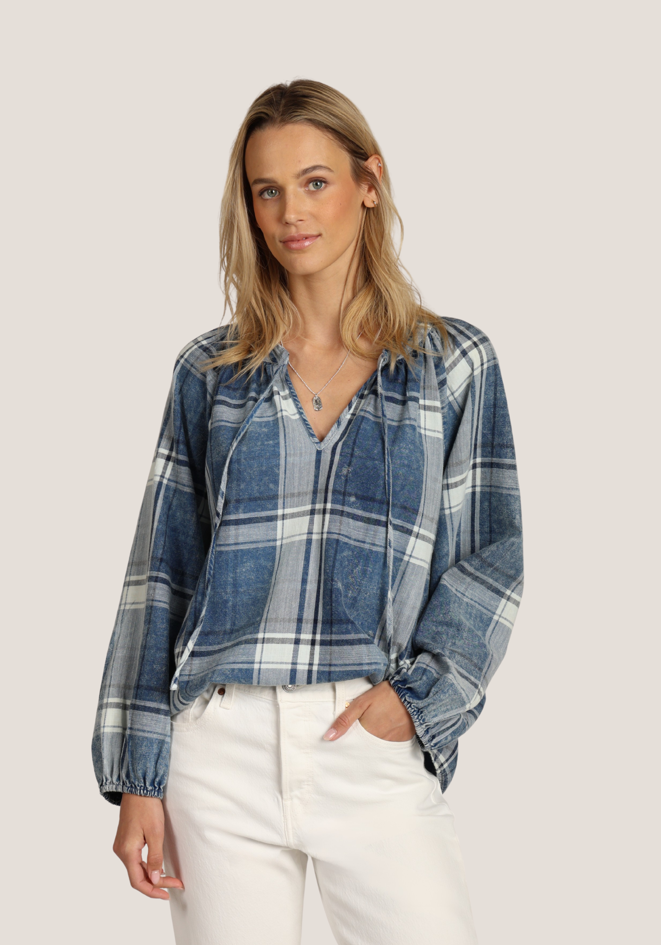 Miller Denim Plaid