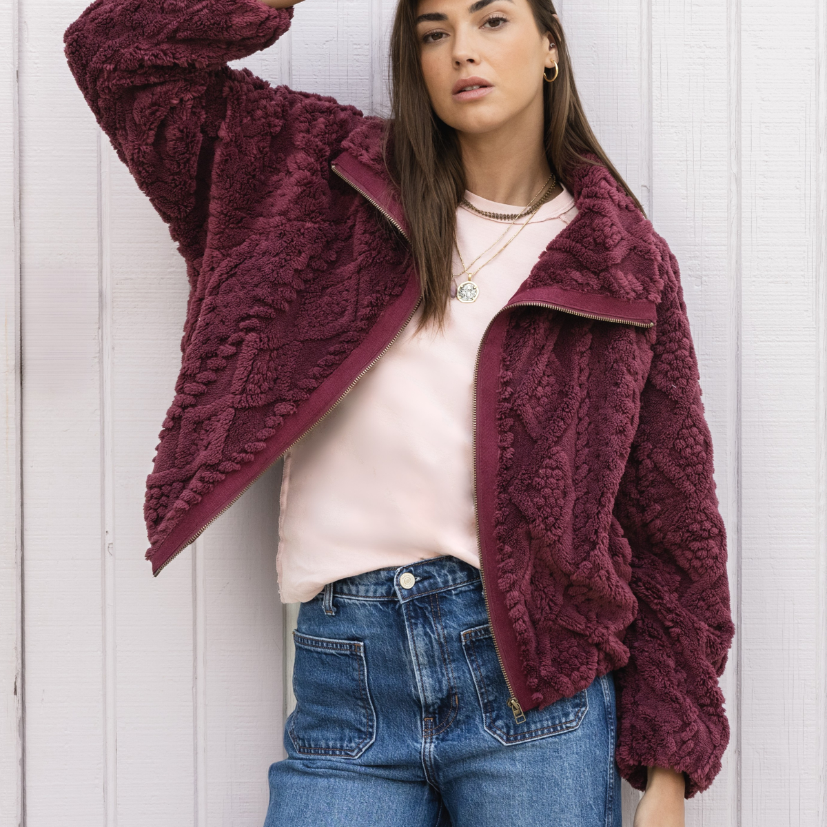 So Cozy Cable Jacket