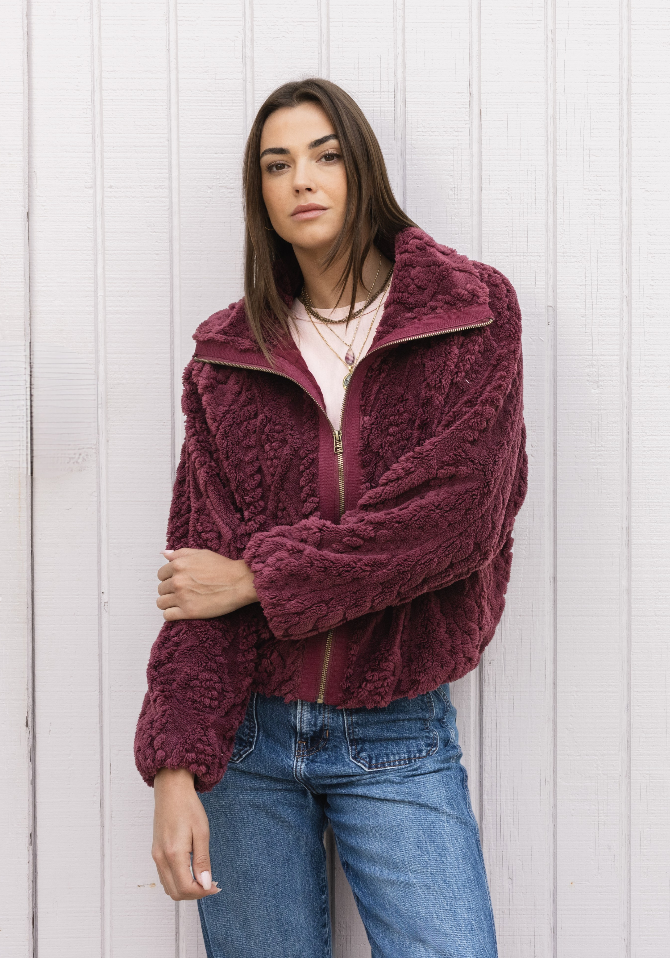 So Cozy Cable Jacket