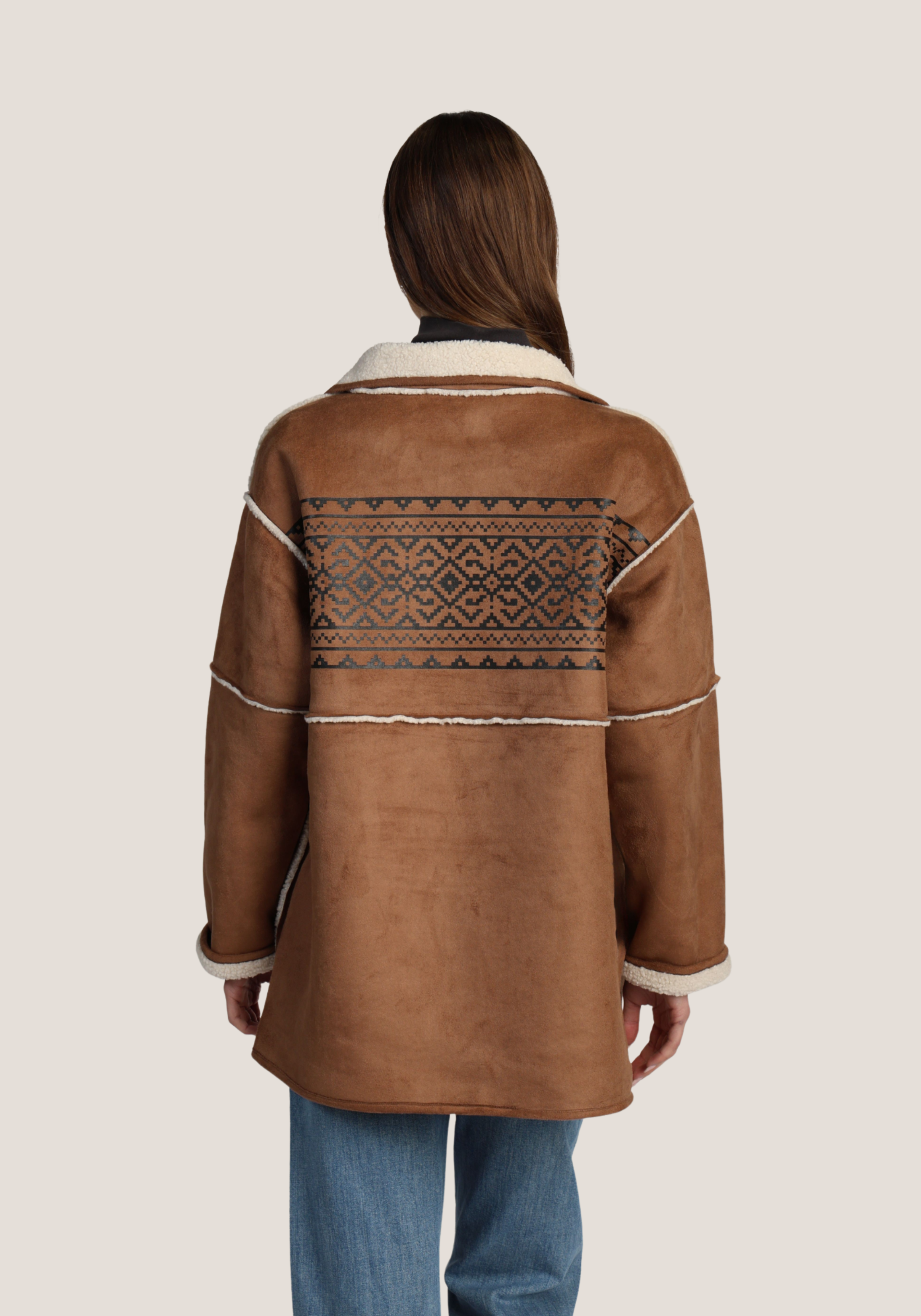 Fairisle Amber Coat