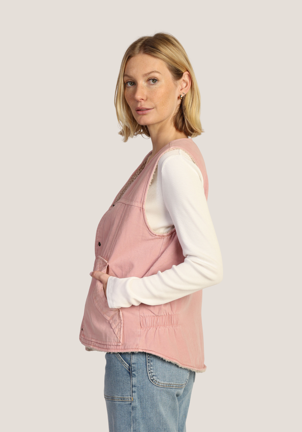 Bowie Vest w/ Sherpa Lining