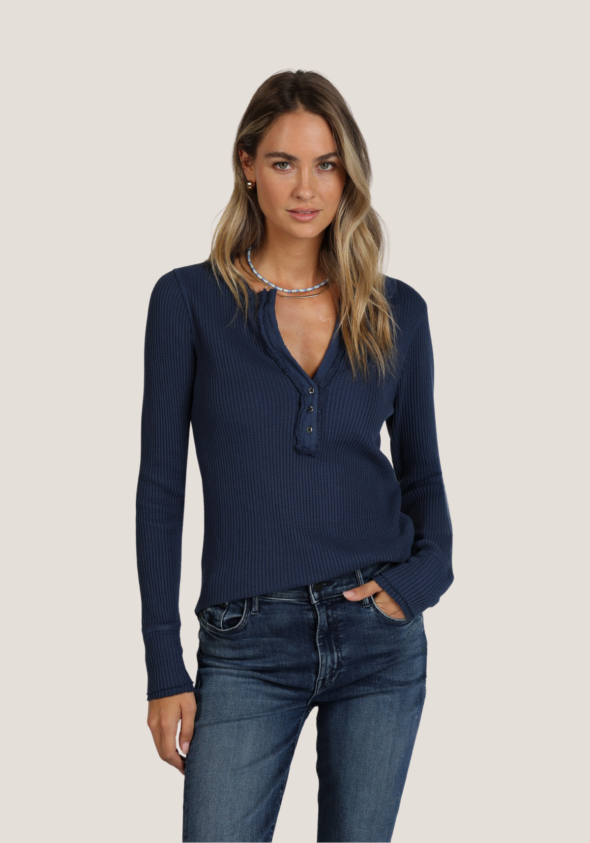 Brooks Button Top