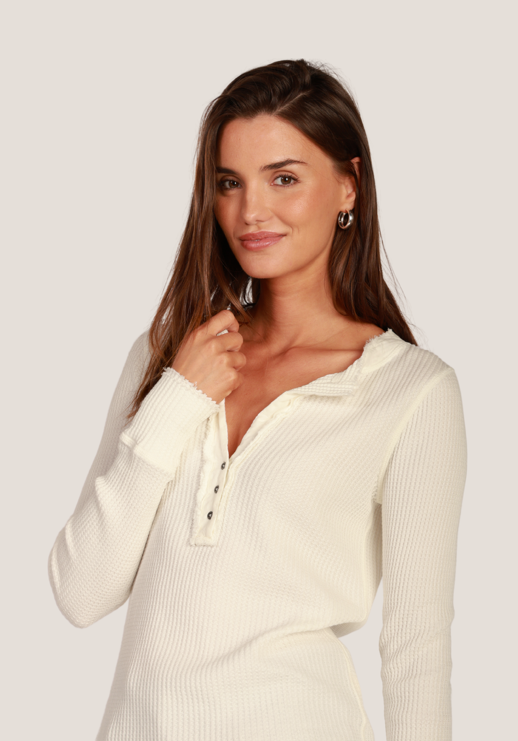 Brooks Button Top