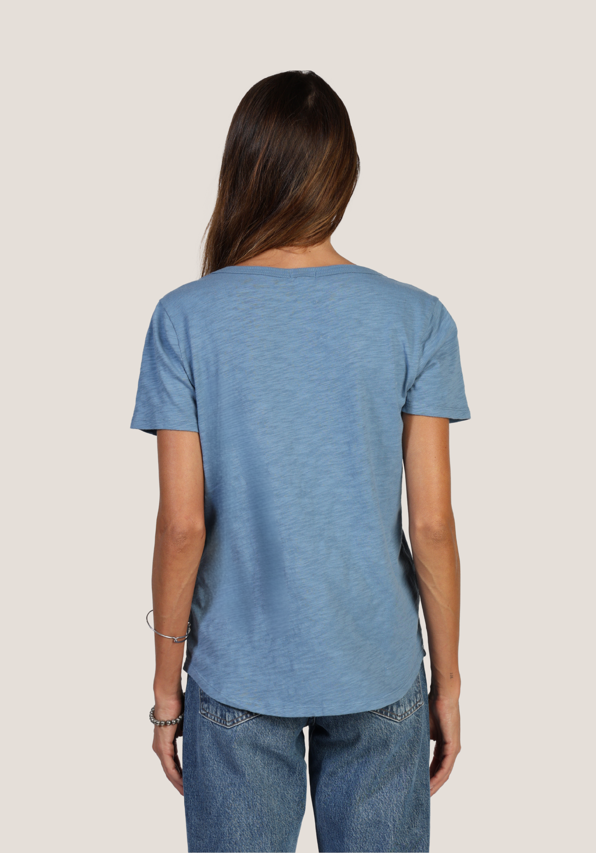 S/S Classic Deep V-Tee