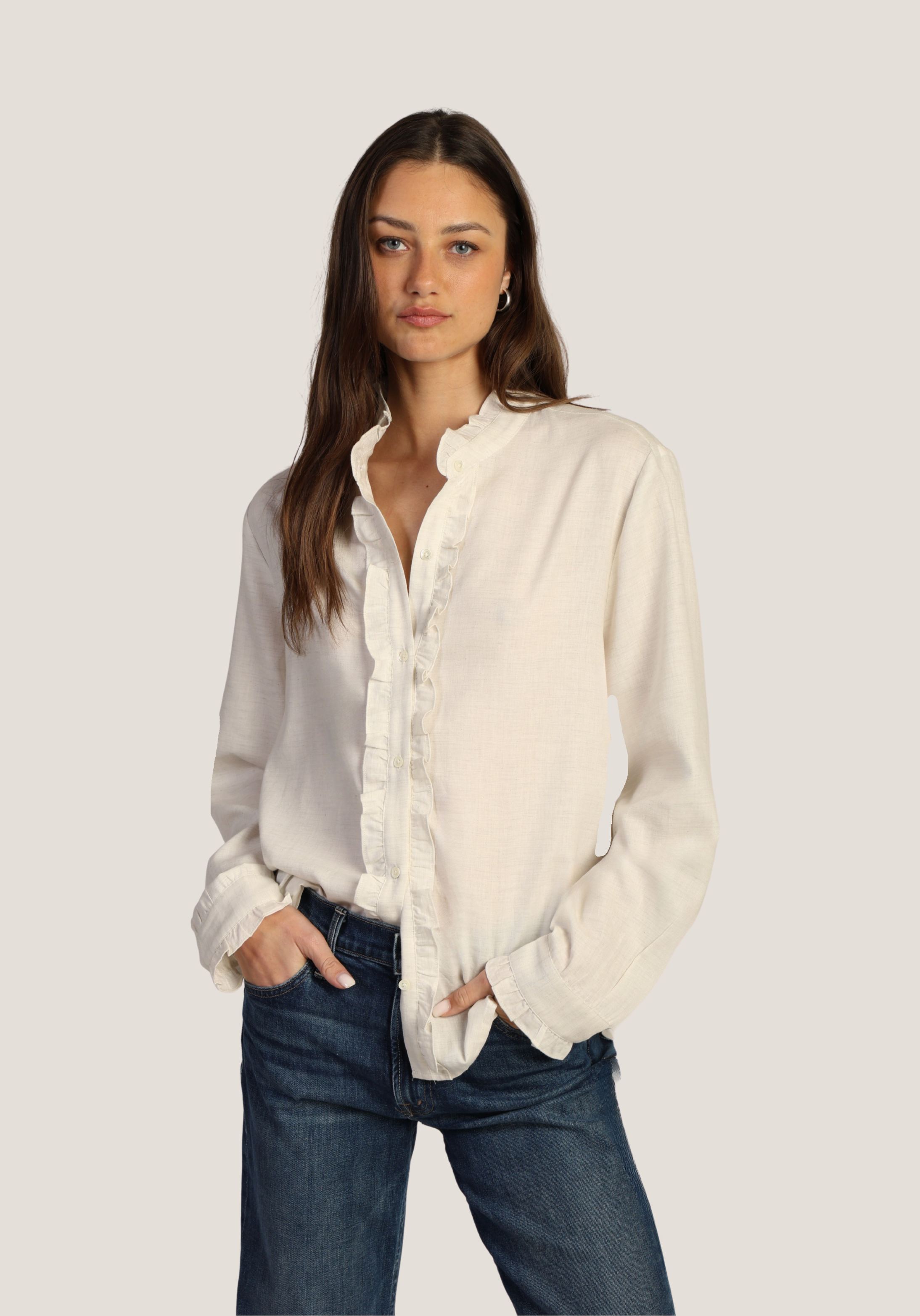 Channing Ruffle Shirt