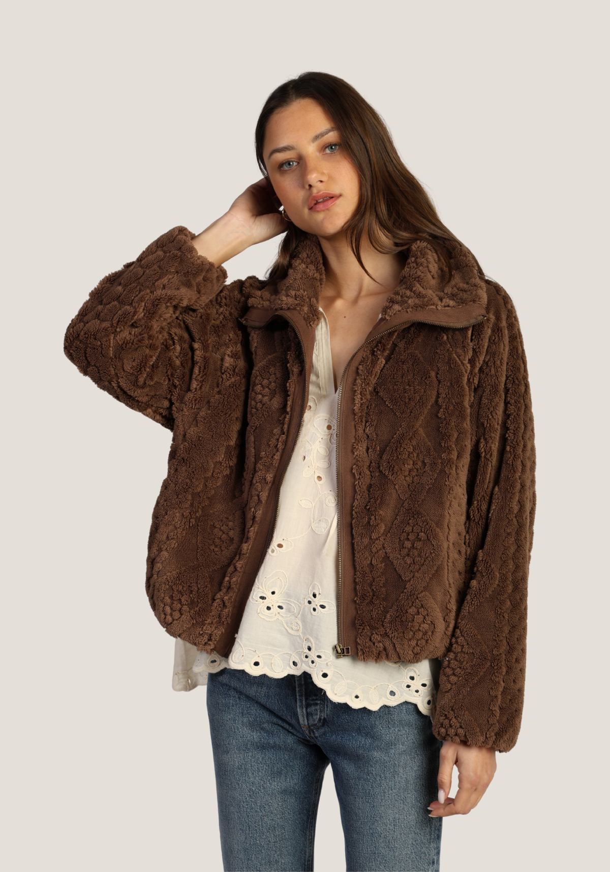 So Cozy Cable Jacket