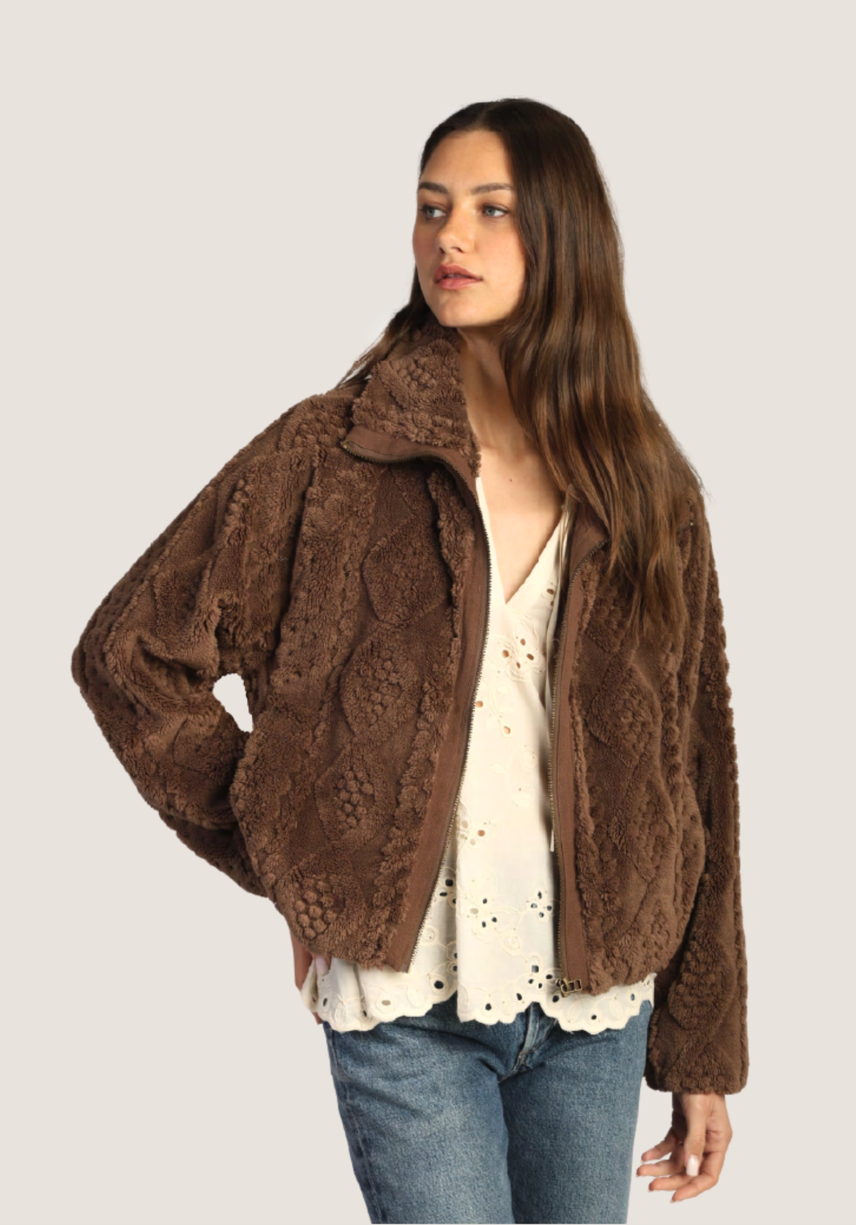 So Cozy Cable Jacket