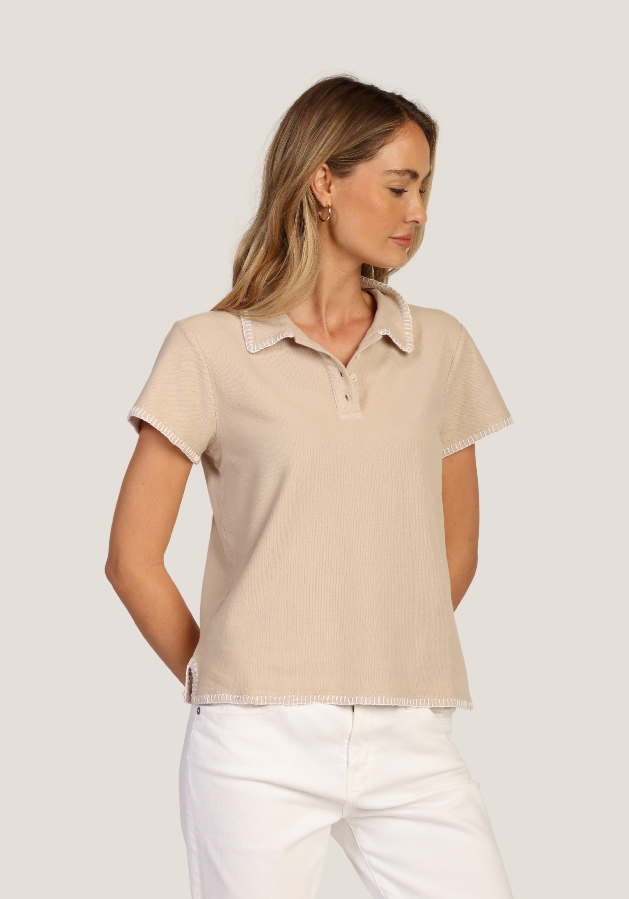 Stitched Sloan Polo
