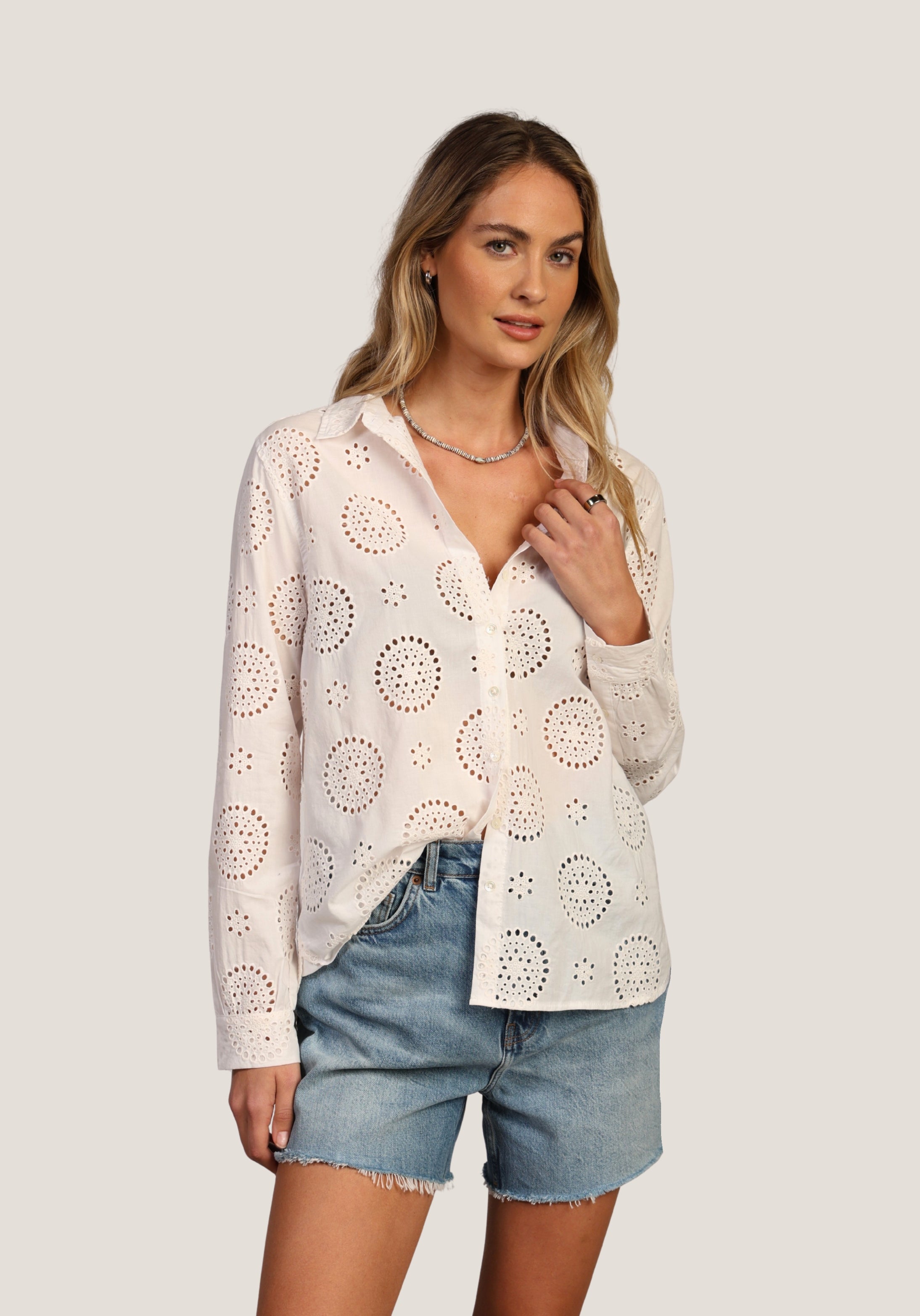 Elle Button-up