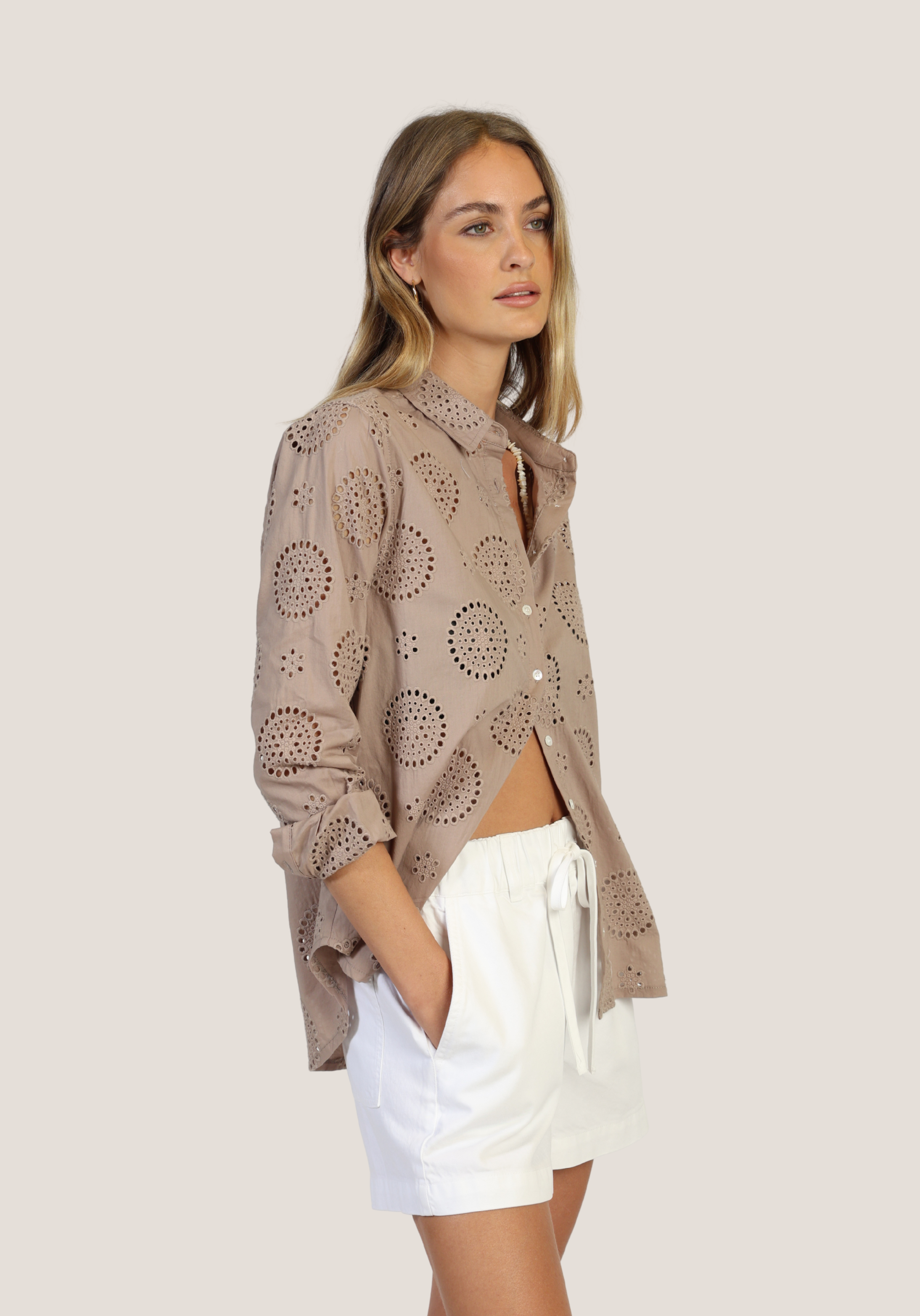 Elle Button-Up
