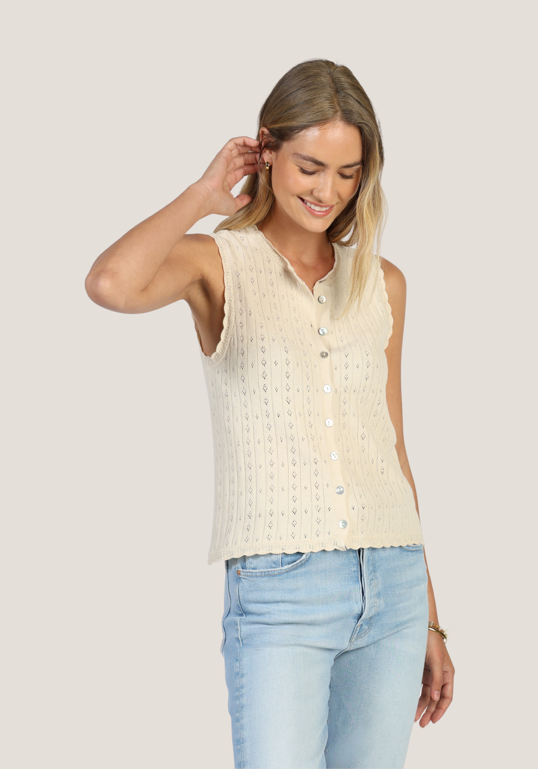 Jesse Sleeveless Sweater