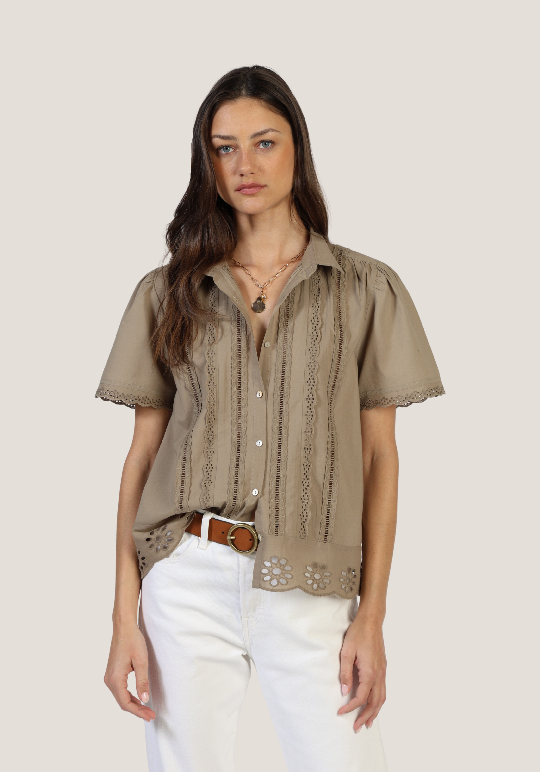 Malia S/S Button-Up