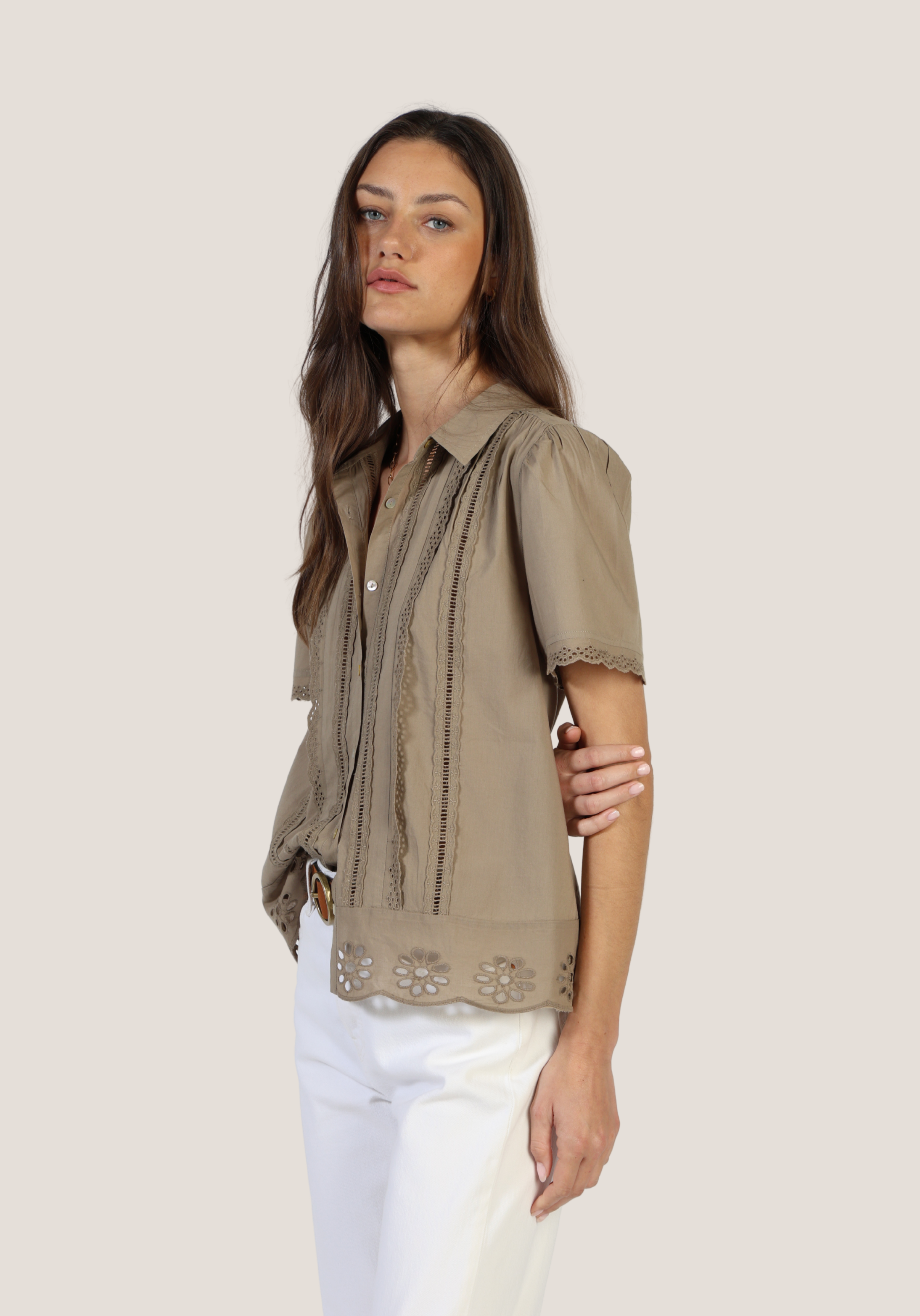 Malia S/S Button-Up