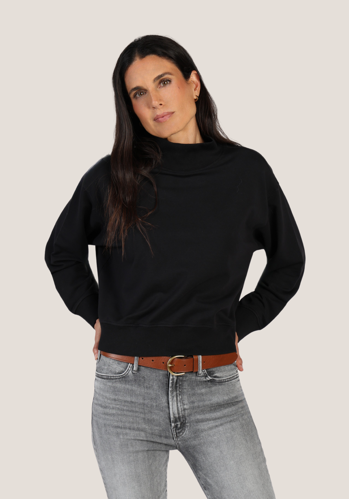 Cozy Mock Sweatshirt
