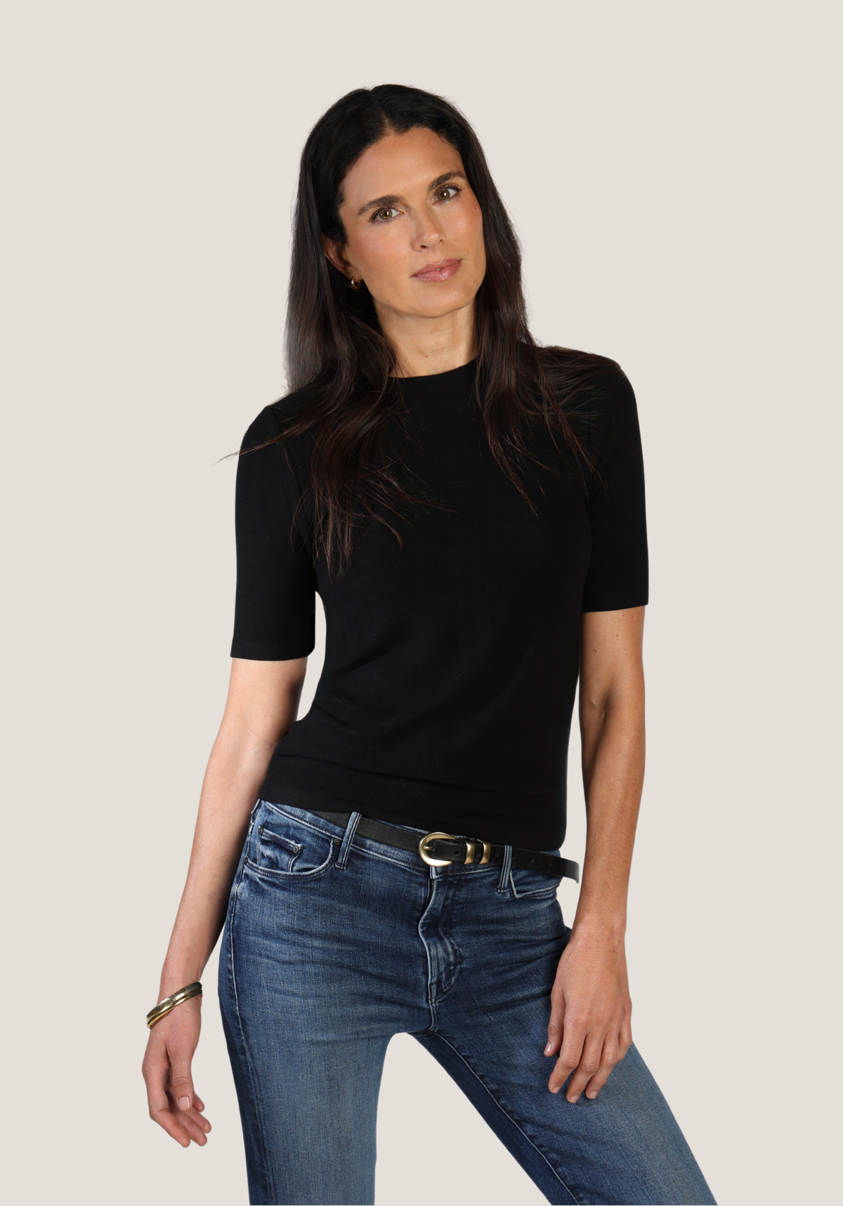 Elbow Sleeve Crew