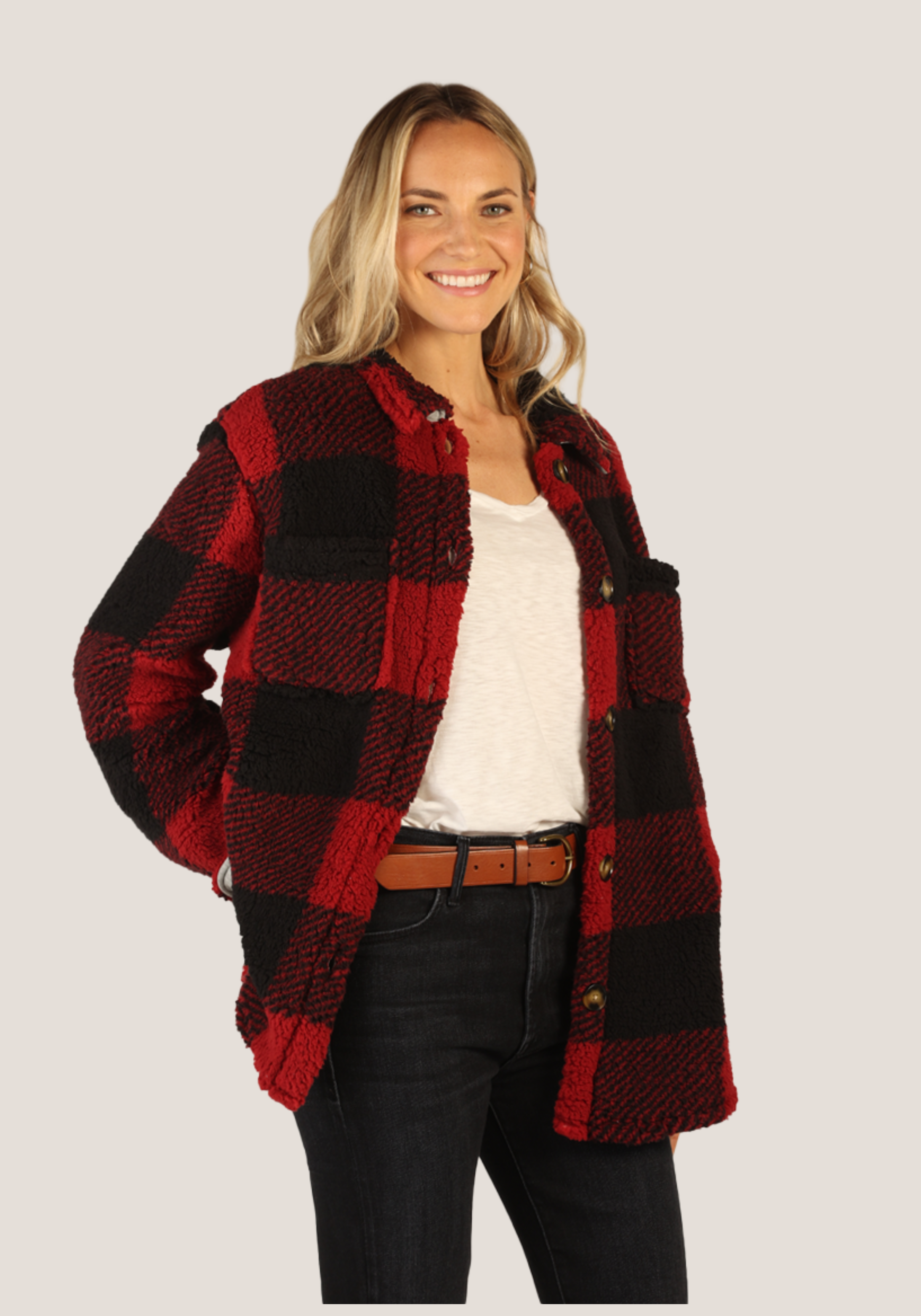Hailey Plaid Jacket