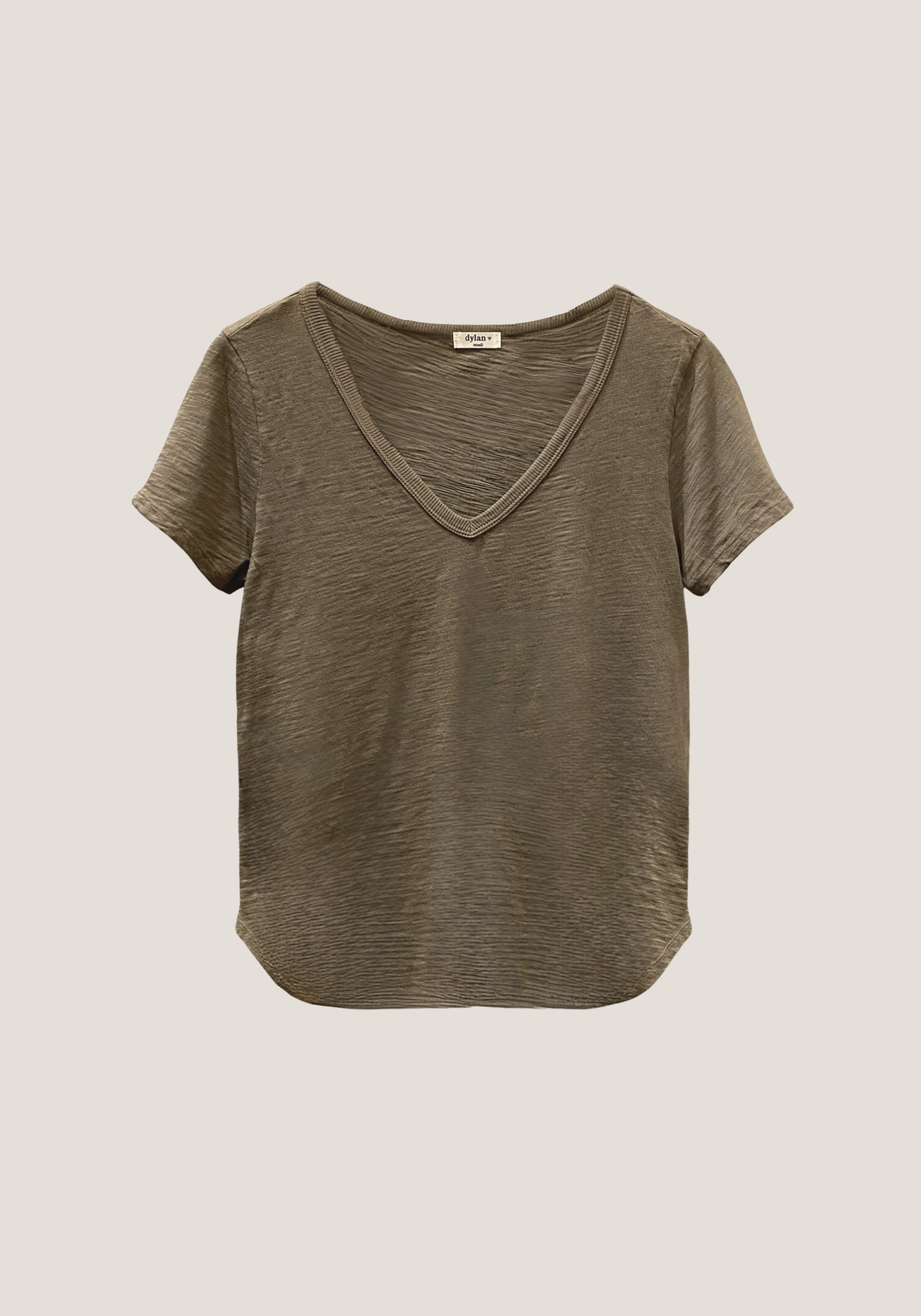 Short Sleeve Deep V-Tee