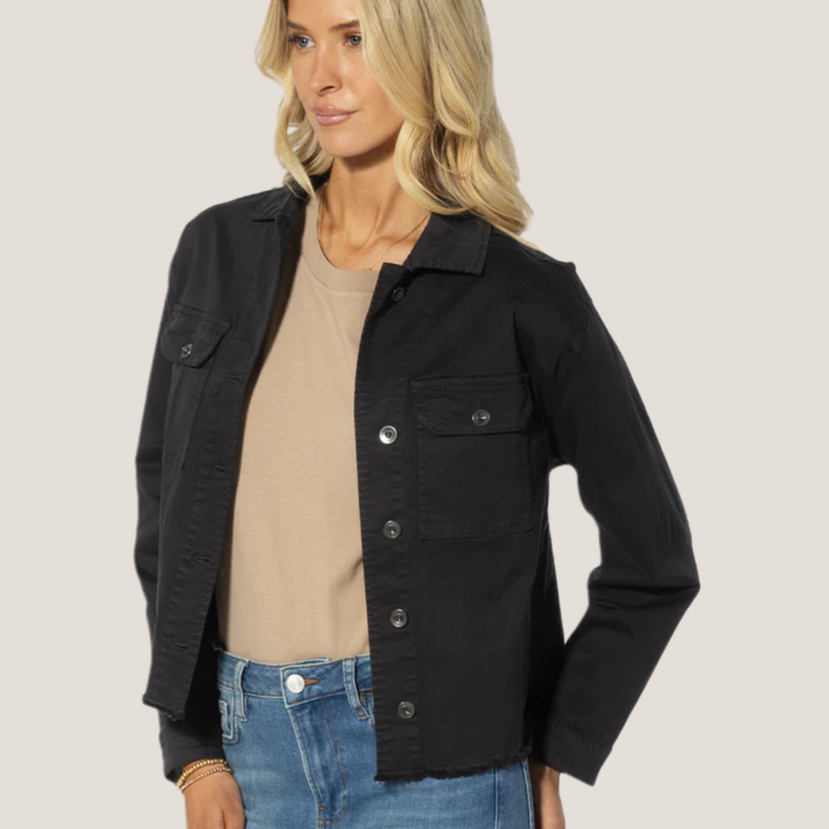 twill half shirt jacket / ジャケット / dium Men's Twill Zip Shirt Jacket | Men's Tops | Abercrombie.com