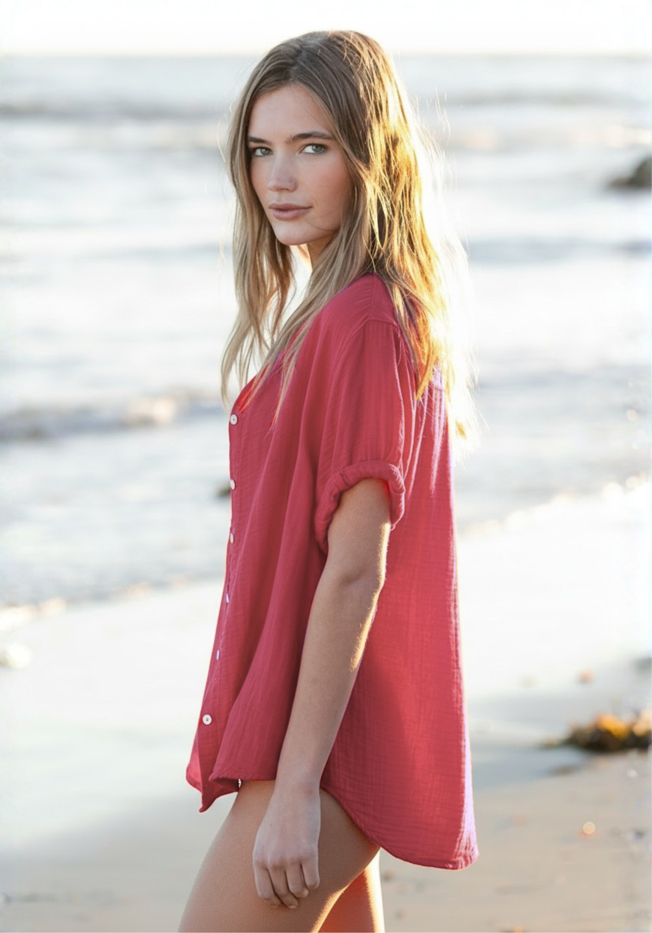 S/S Roll Sleeve Shirt