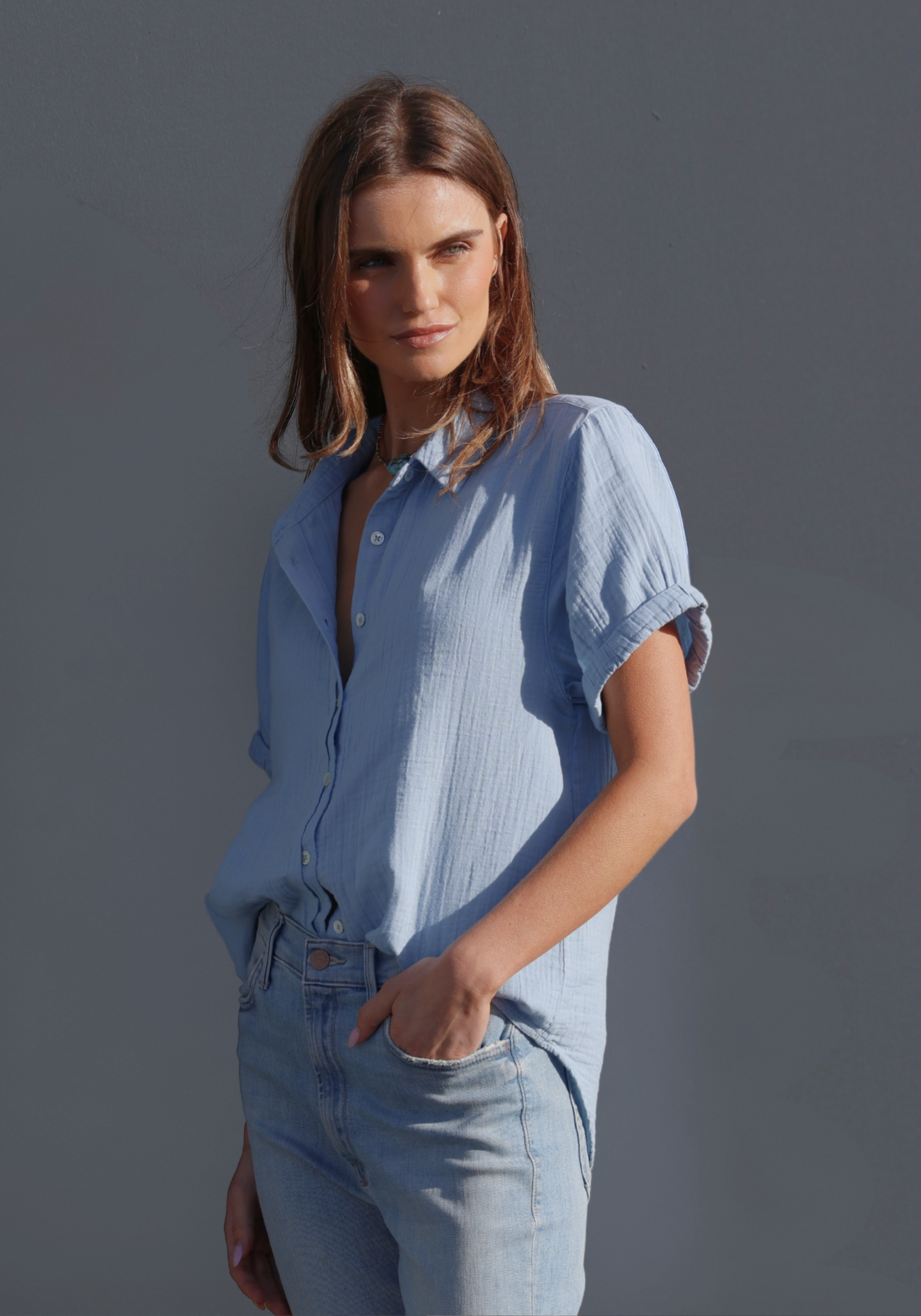 S/S Roll Sleeve Shirt