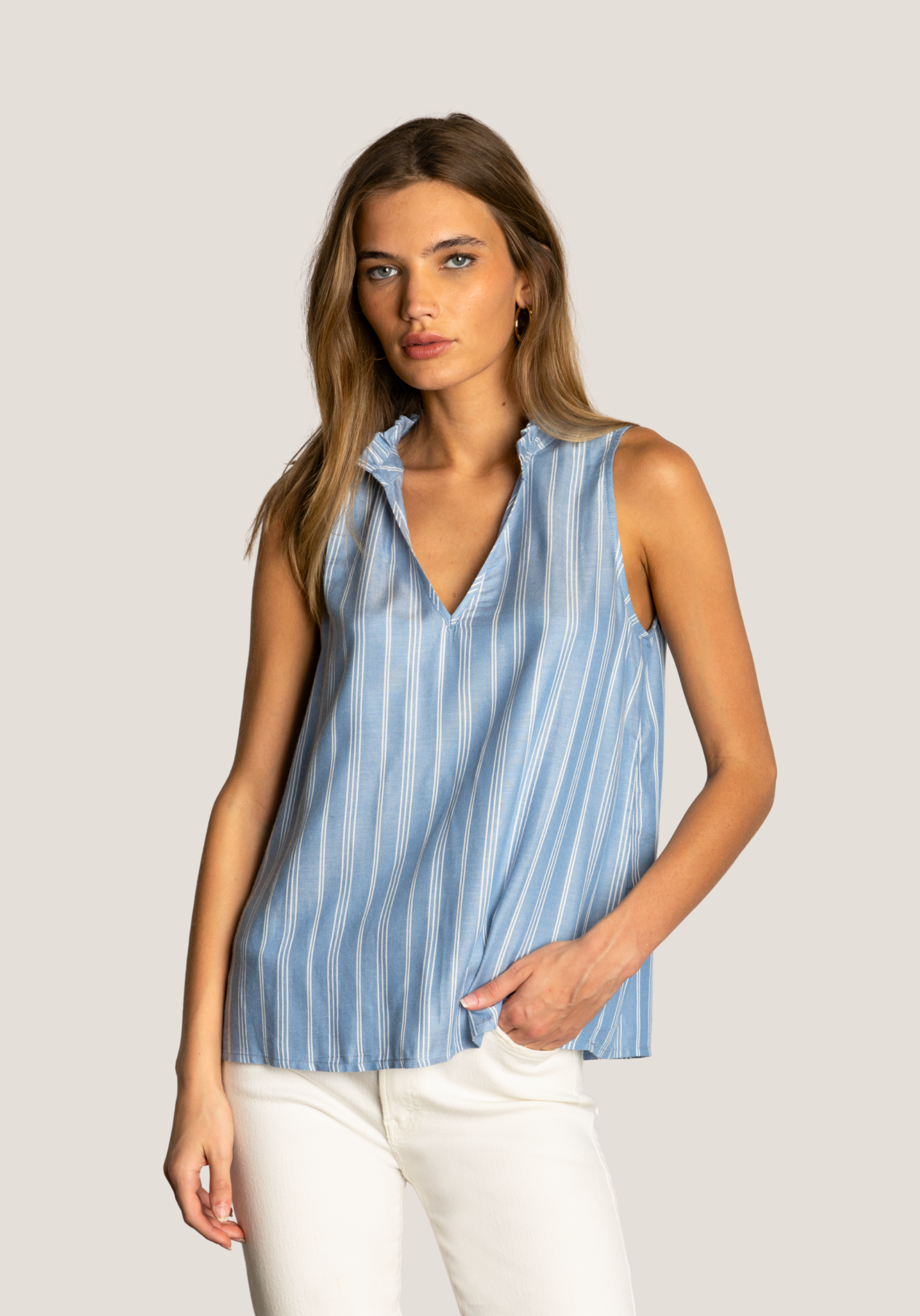 Leigh Stripe Sleeveless