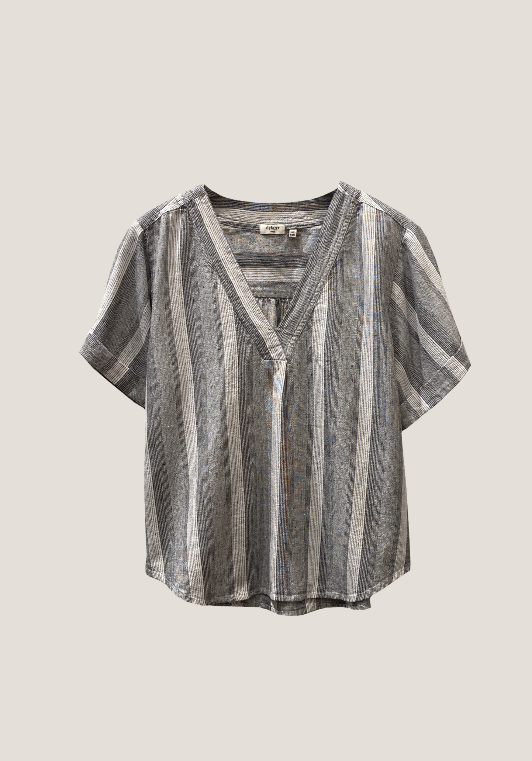 Linen Stripe Avery Top