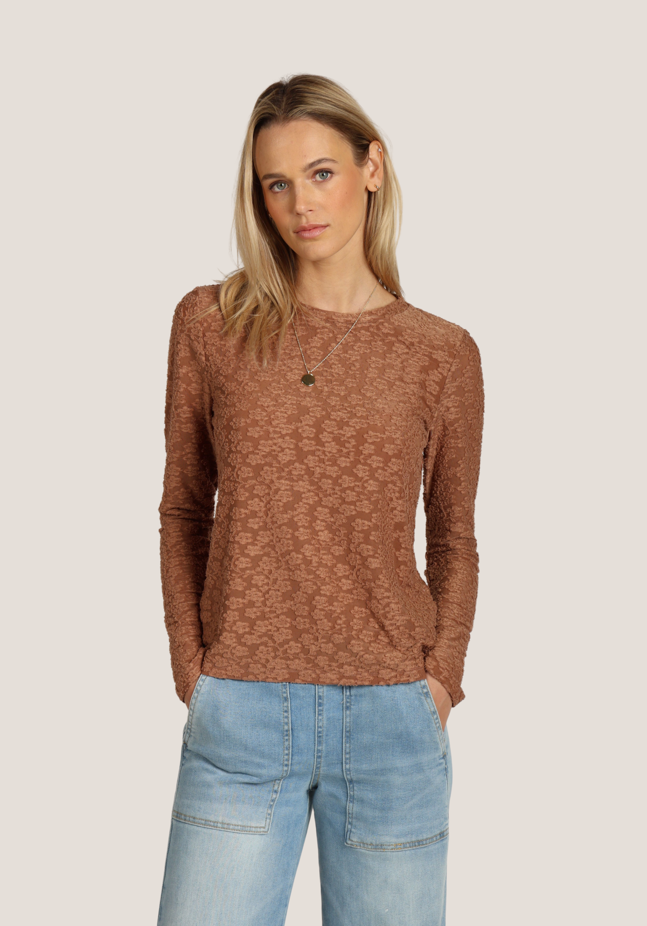 Mesh Flowers Tee