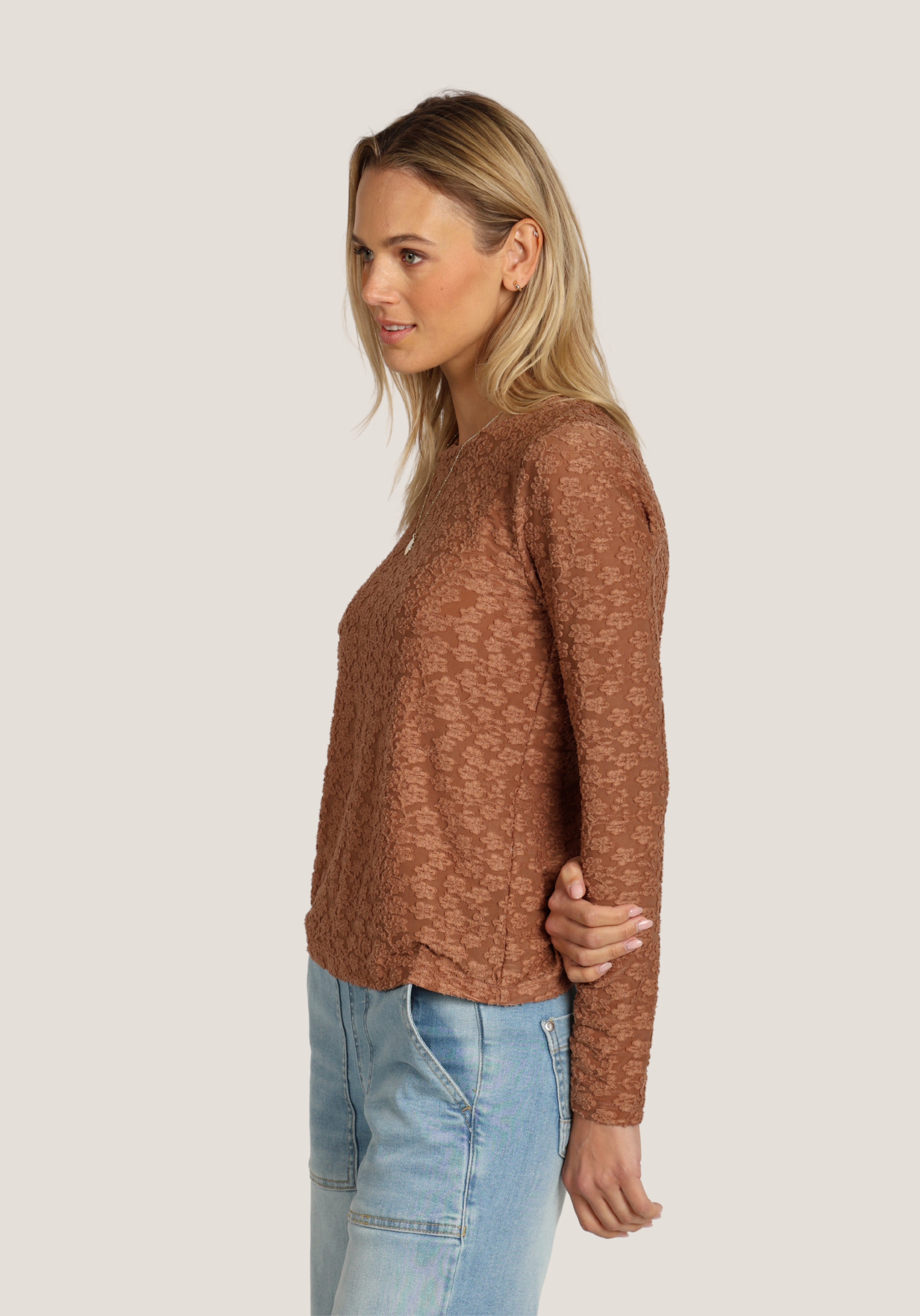 Mesh Flowers Tee