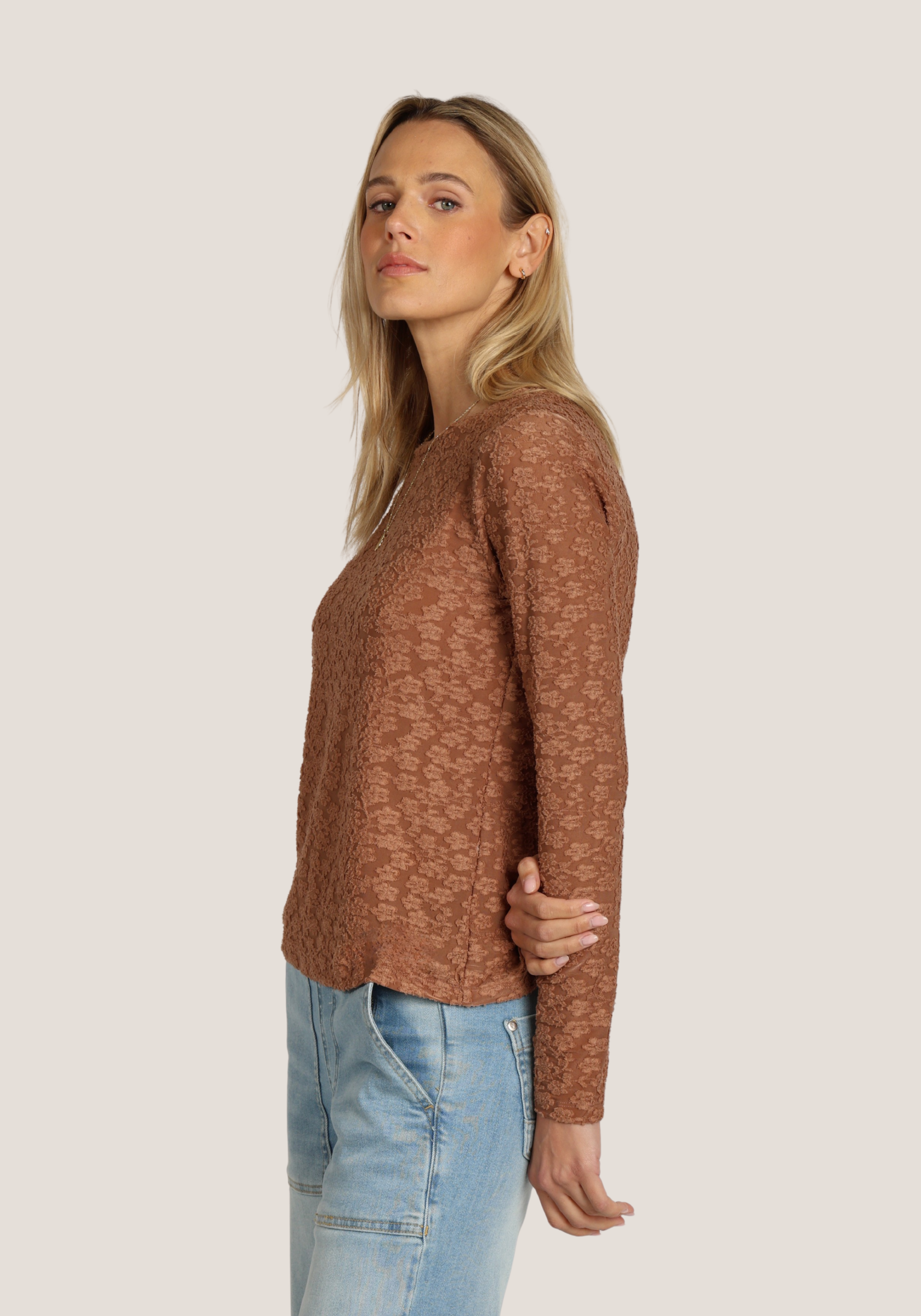 Mesh Flowers Tee