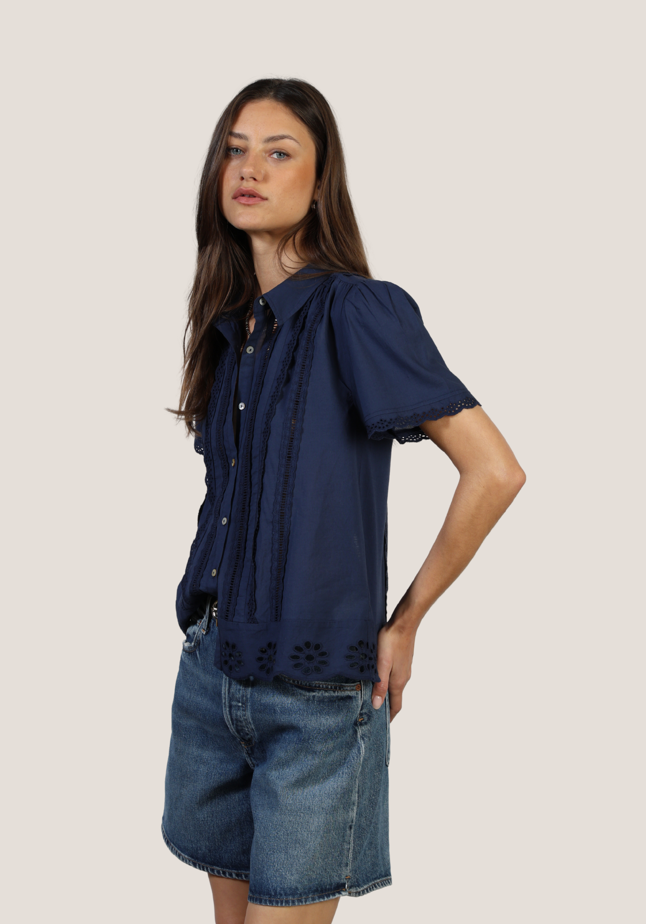 Malia S/S Button-Up