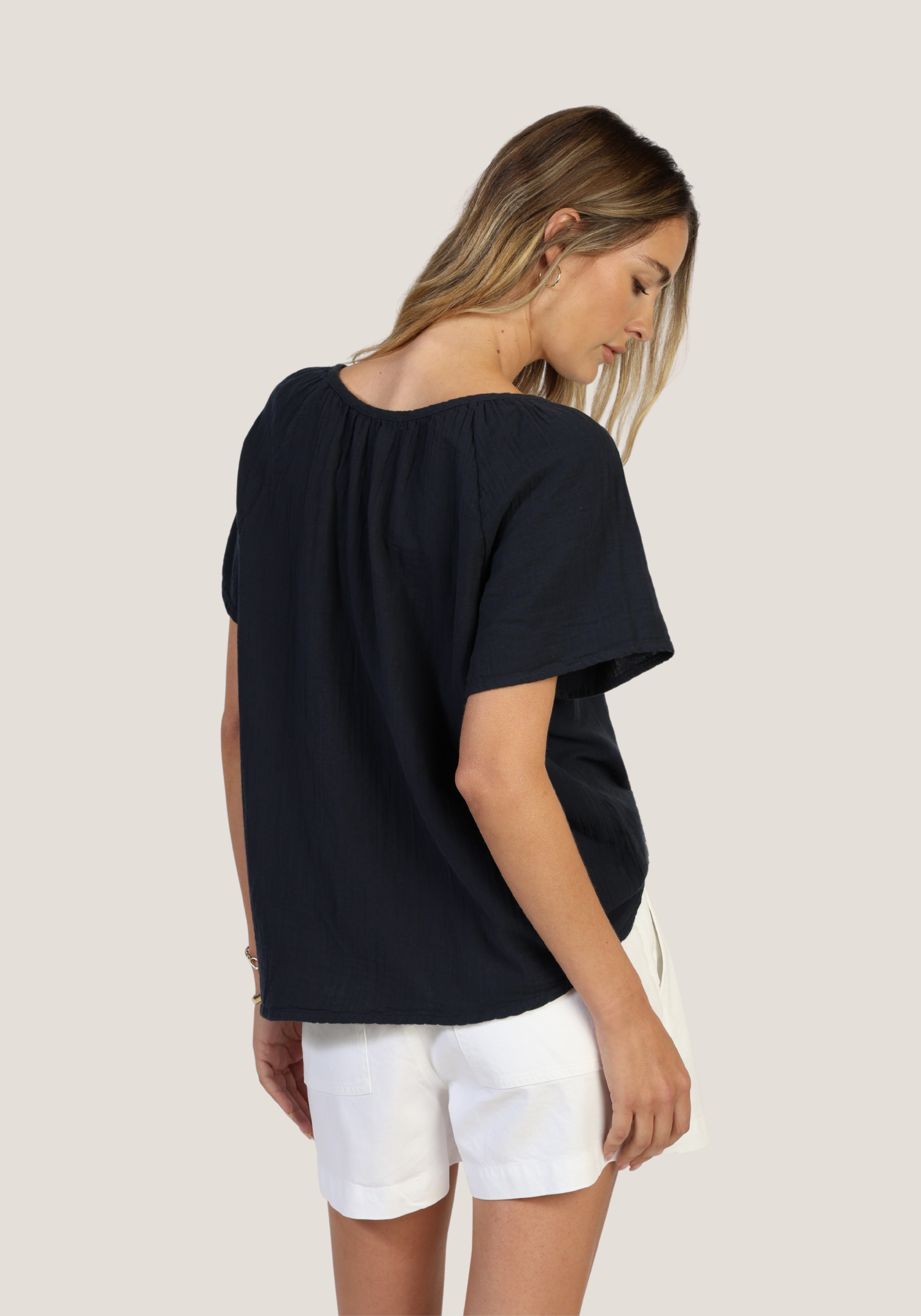 Cotton Gauze Masie Top