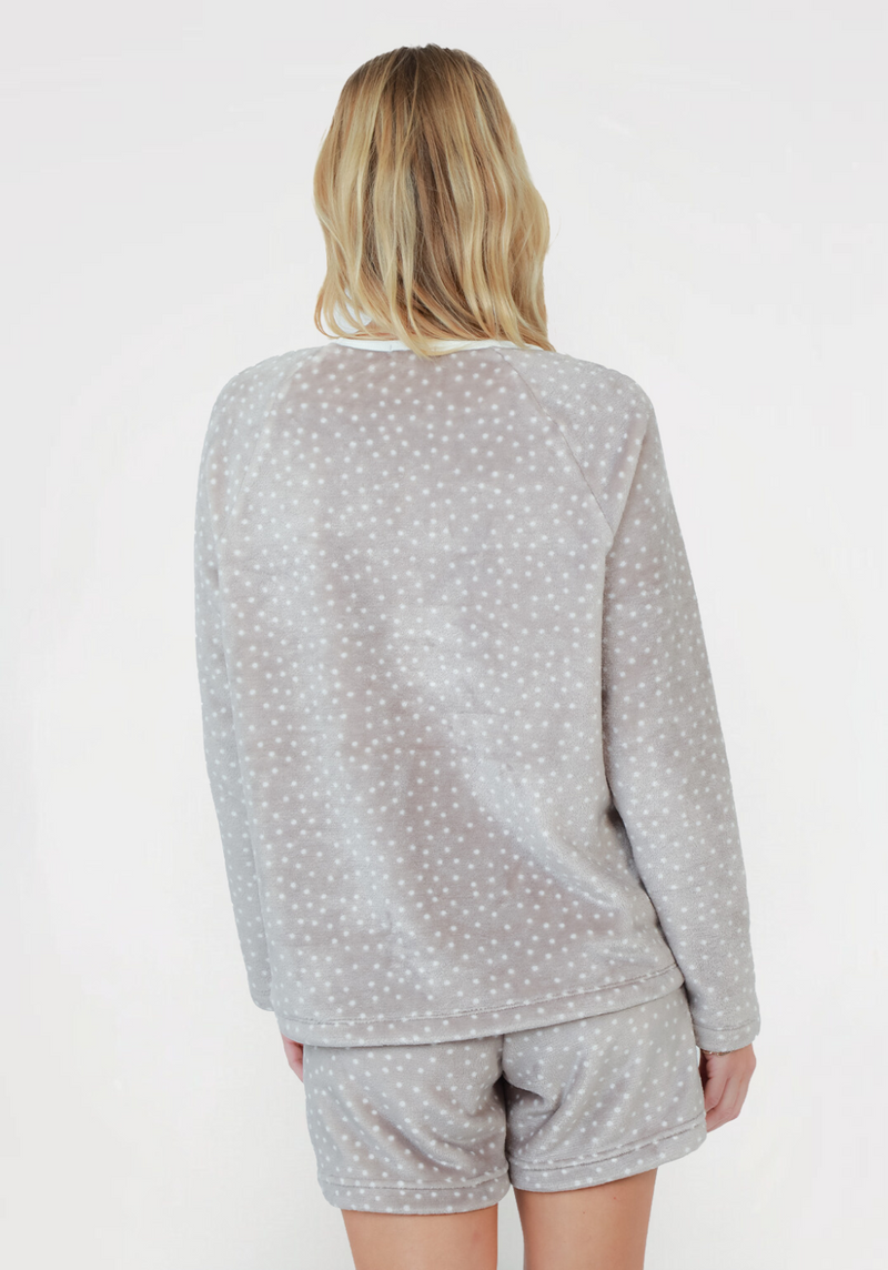 Grey Dots Lounge Short