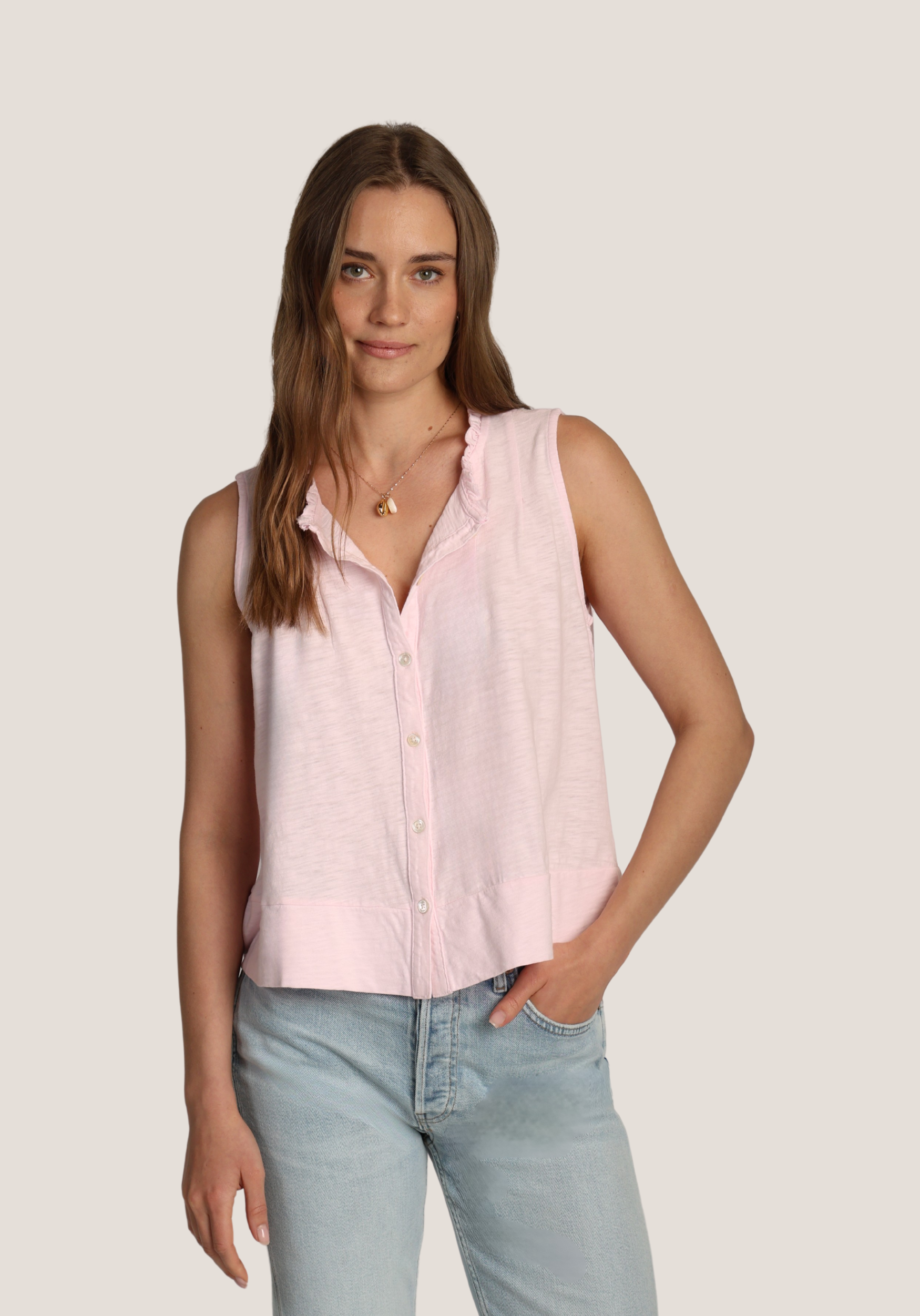 Peplum Hi-Lo Top