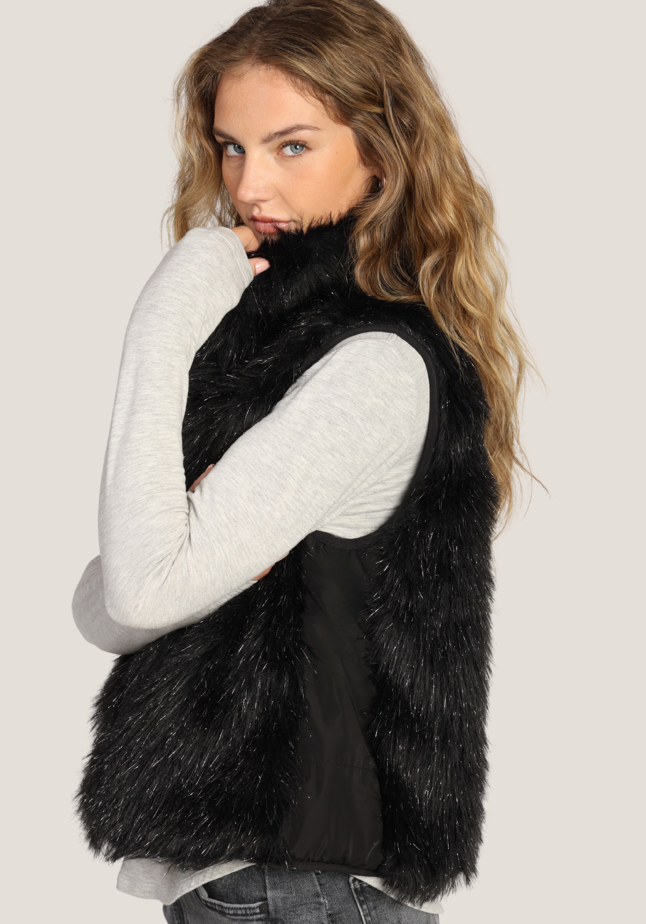 Jolie Reversible Fur Vest