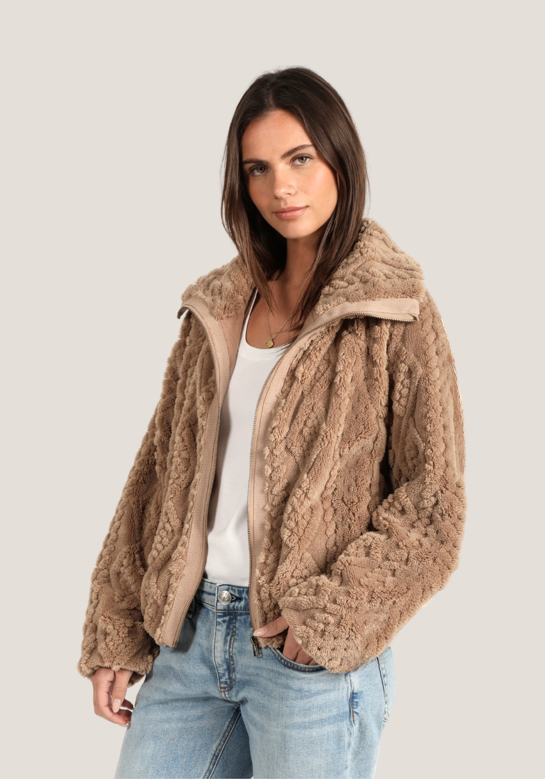 So Cozy Cable Jacket