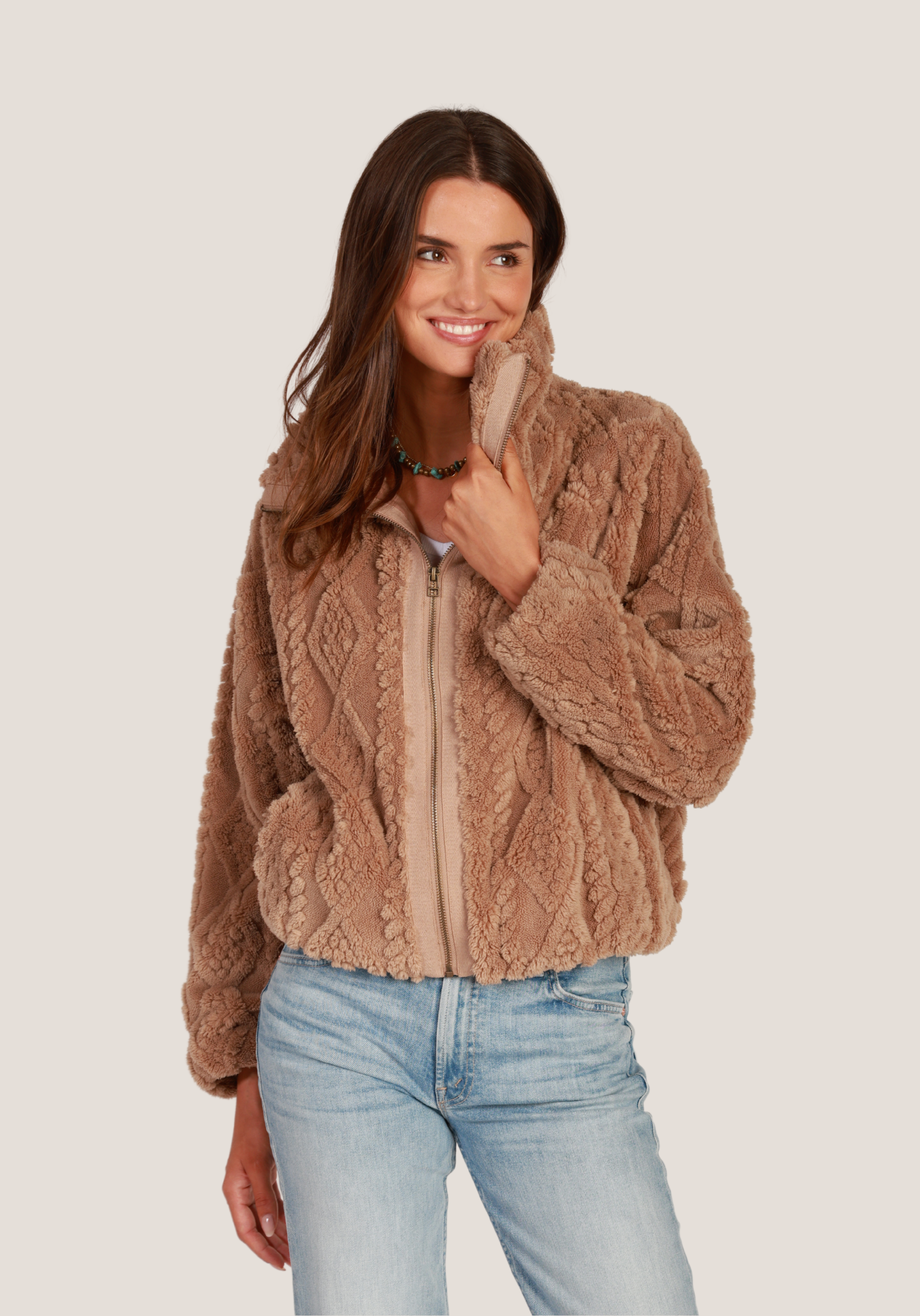 So Cozy Cable Jacket