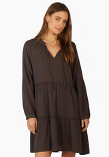 Taylor Cotton Gauze Long Sleeve Dress