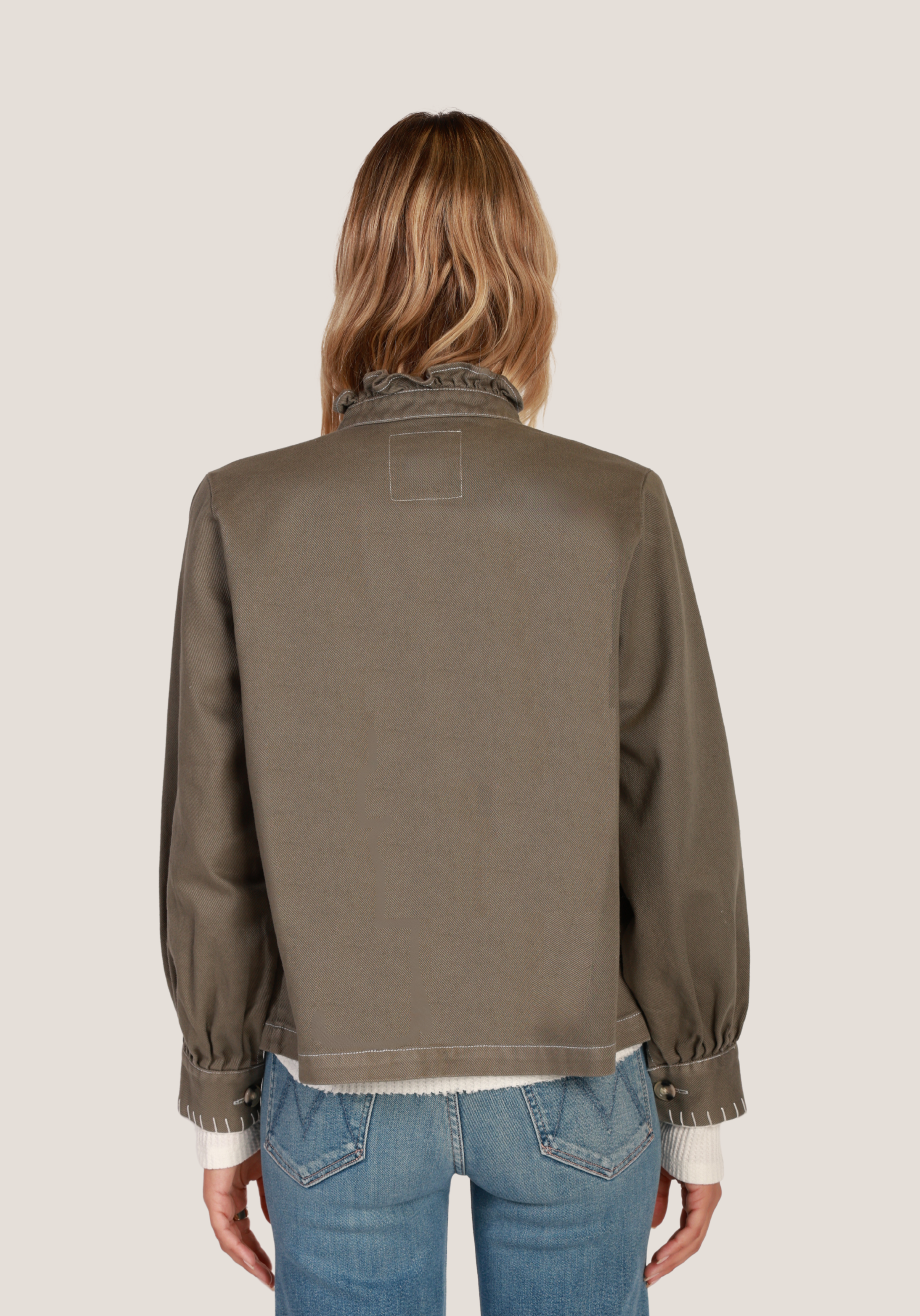 Wilder Jacket w/ blanket stitch