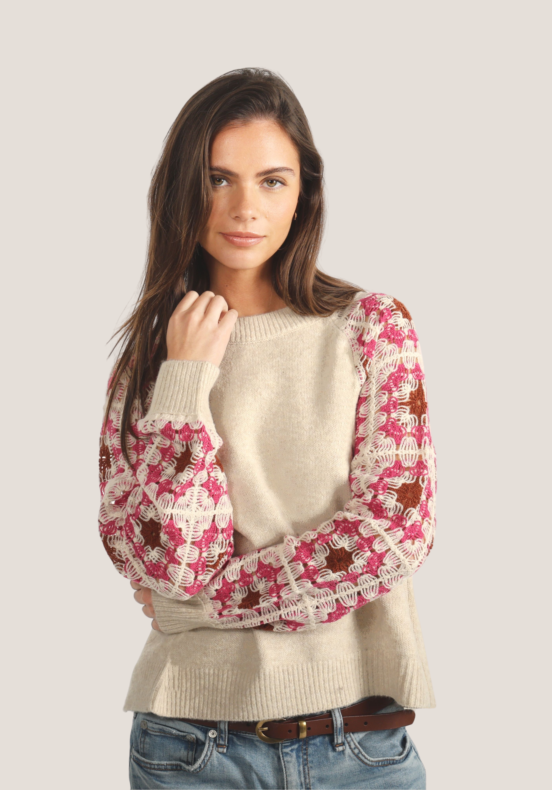Amelia Crochet Sweater