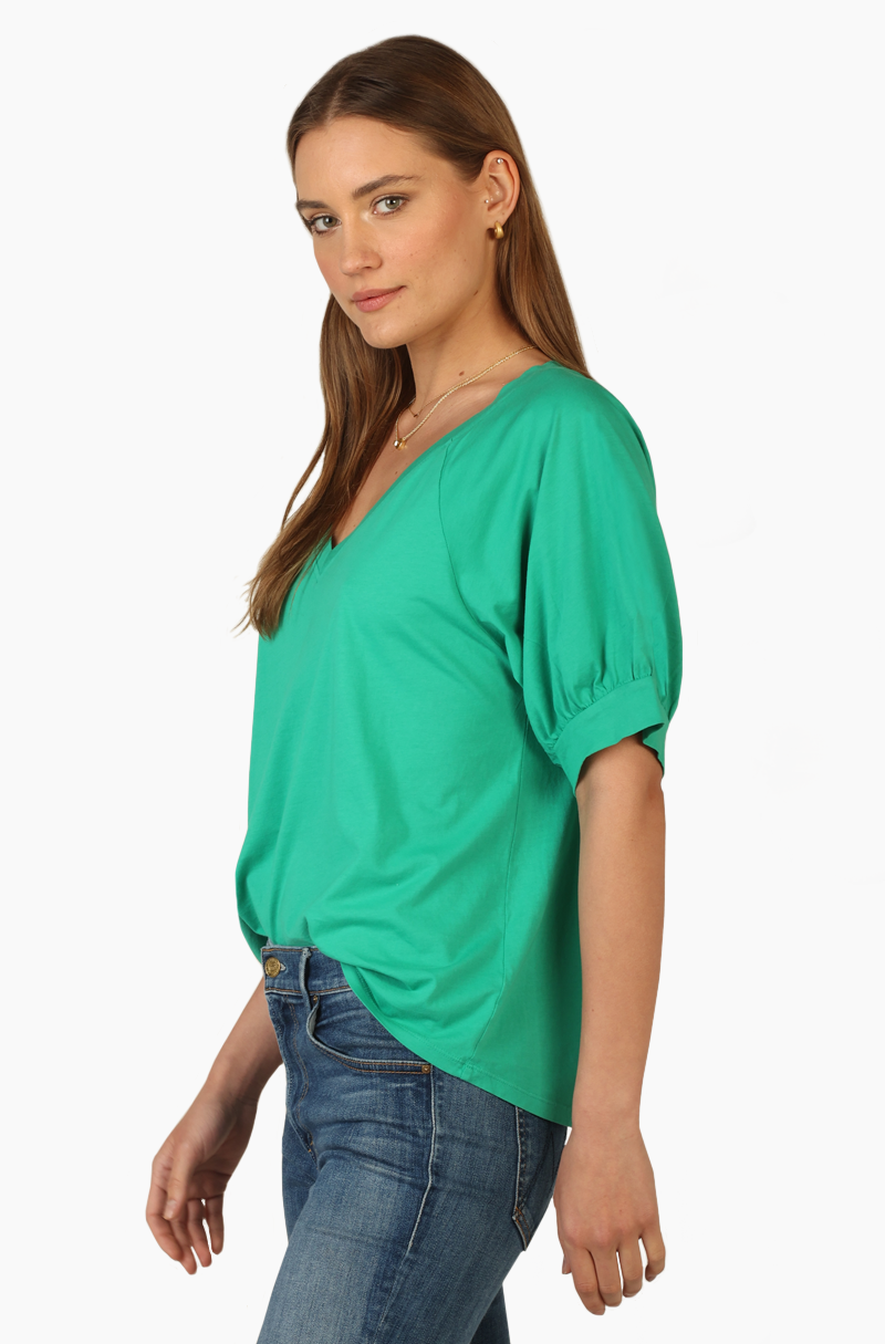 Cotton Jersey Leah Blouse